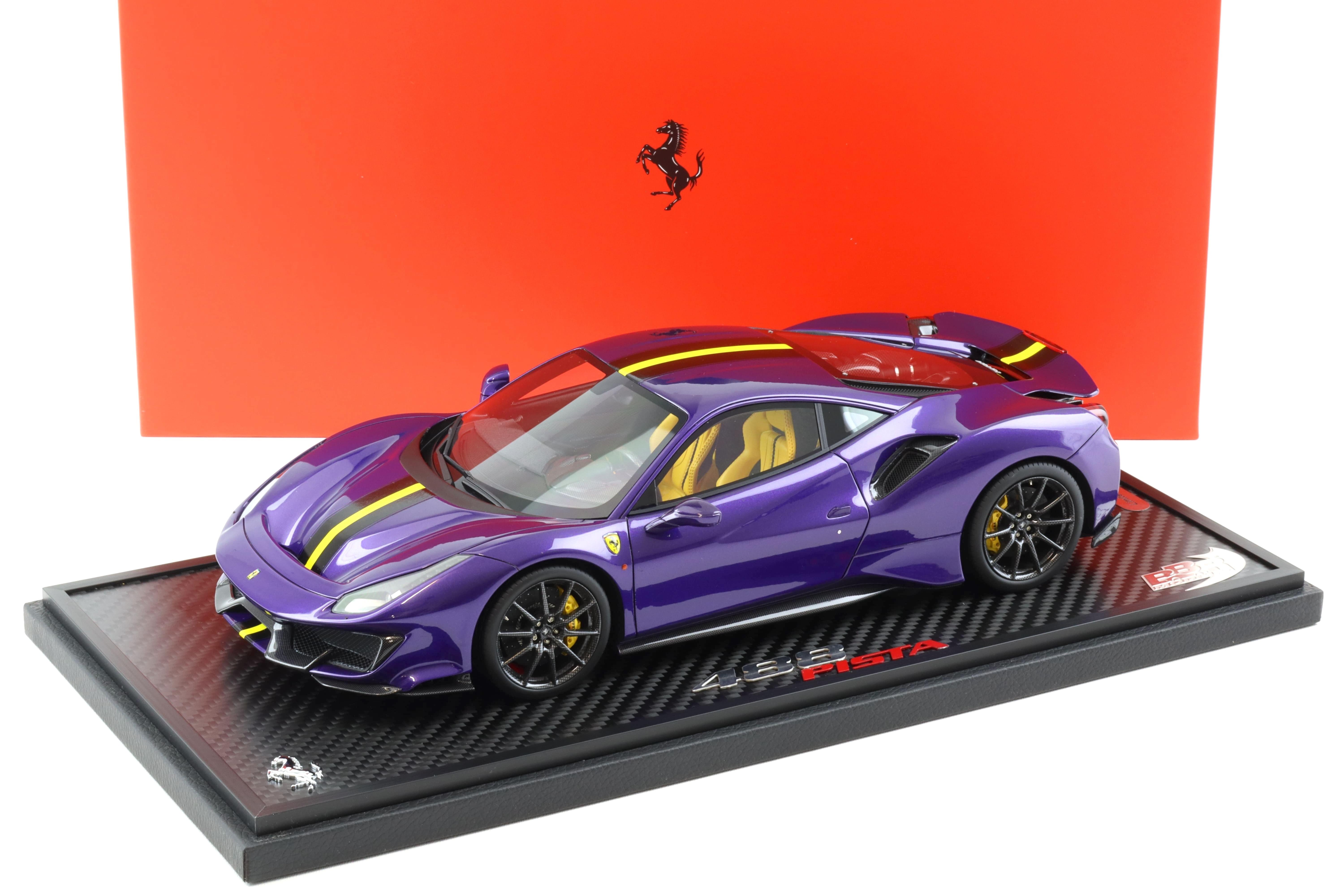 BBR 1/18 Ferrari 488GTB IPE Tiger Giallo Modena P18221V JDM