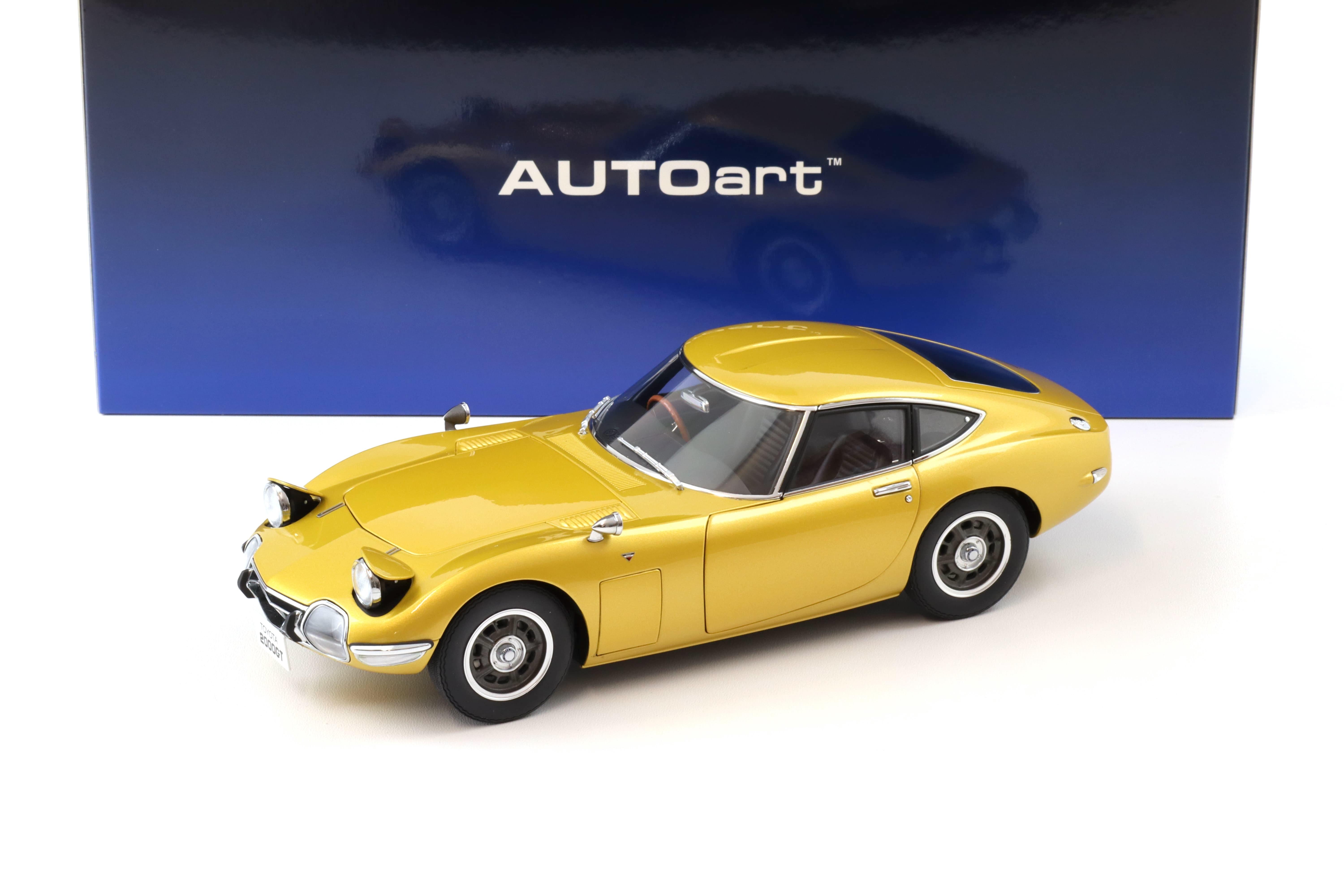 1:18 AUTOart Toyota 2000GT Coupe 1967 Gold Metallic | eBay