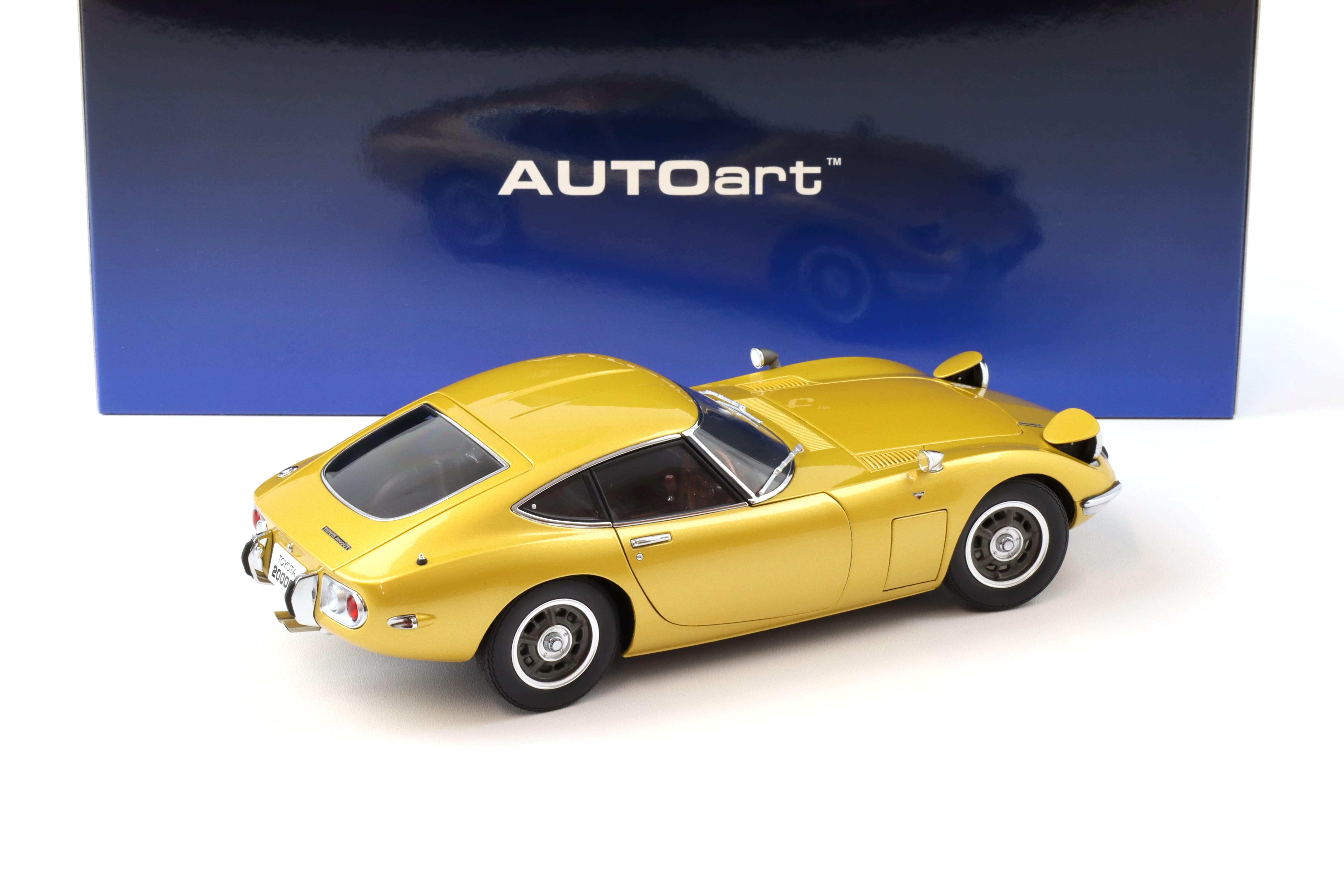 1:18 AUTOart Toyota 2000GT Coupe 1967 Gold Metallic | eBay