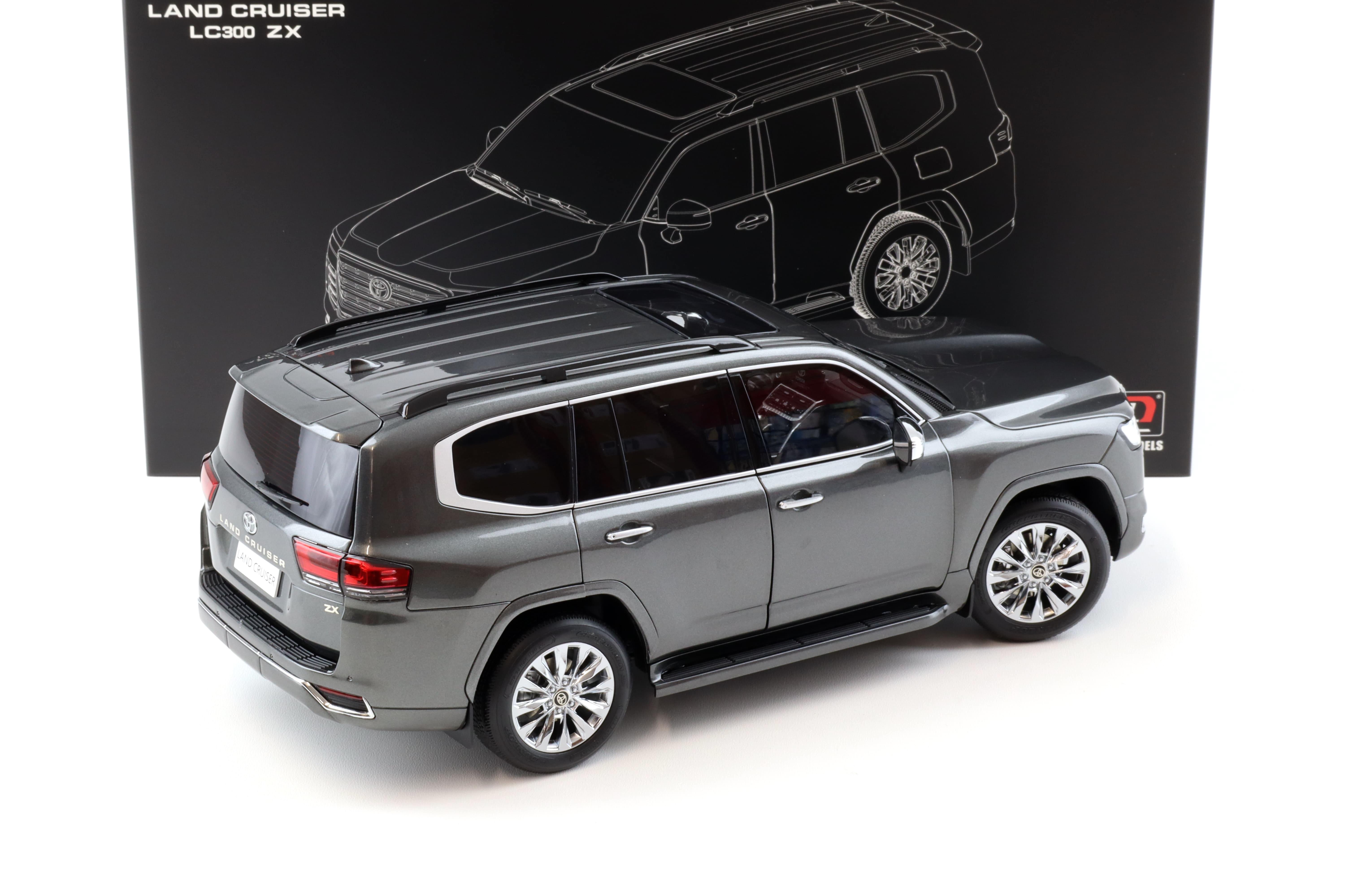 1:18 LCD Models Toyota Land Cruiser LC 300 ZX Grey Metallic
