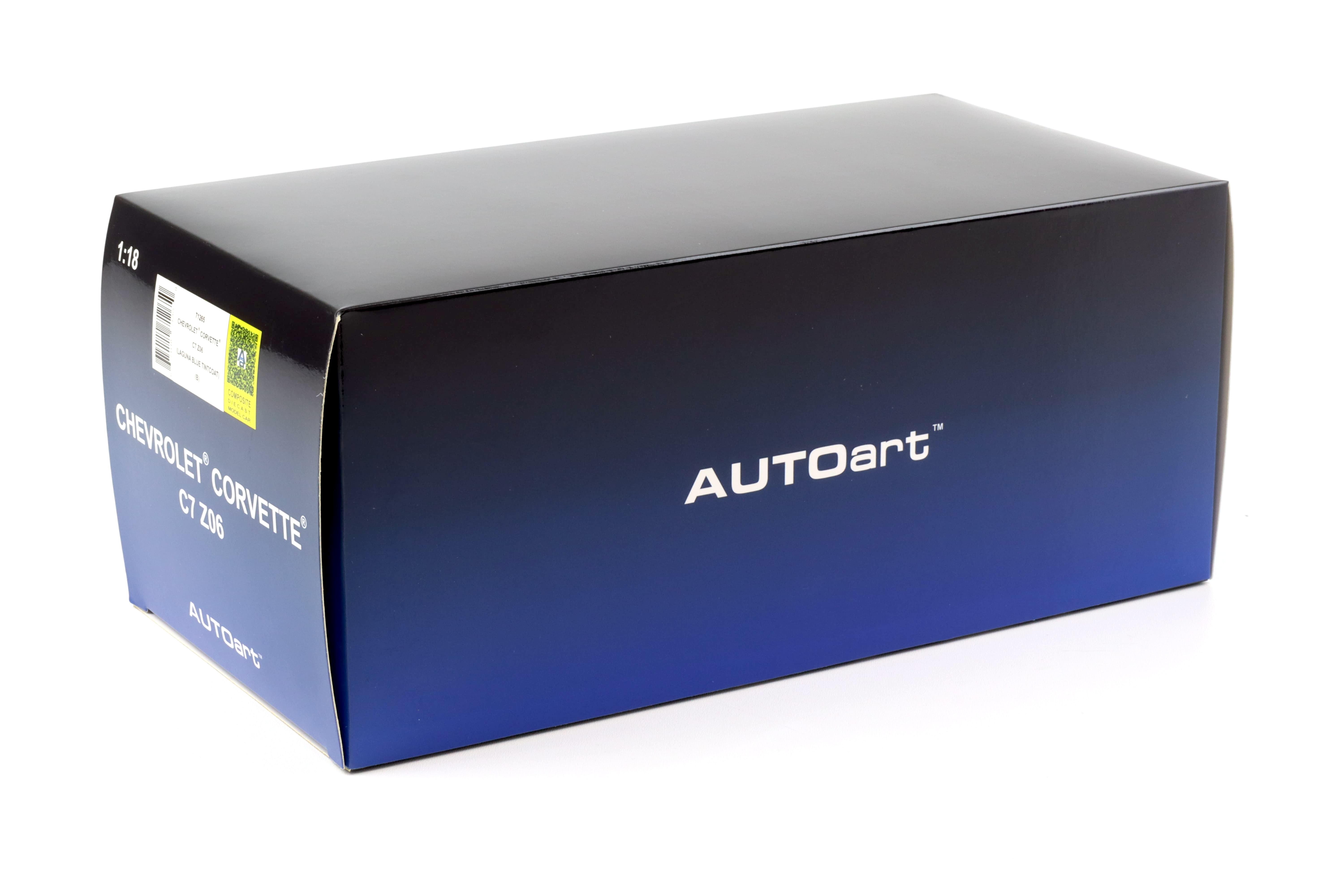 AUTOart Chevrolet Corvette C7 Z06 Laguna Blue 2014 à l
