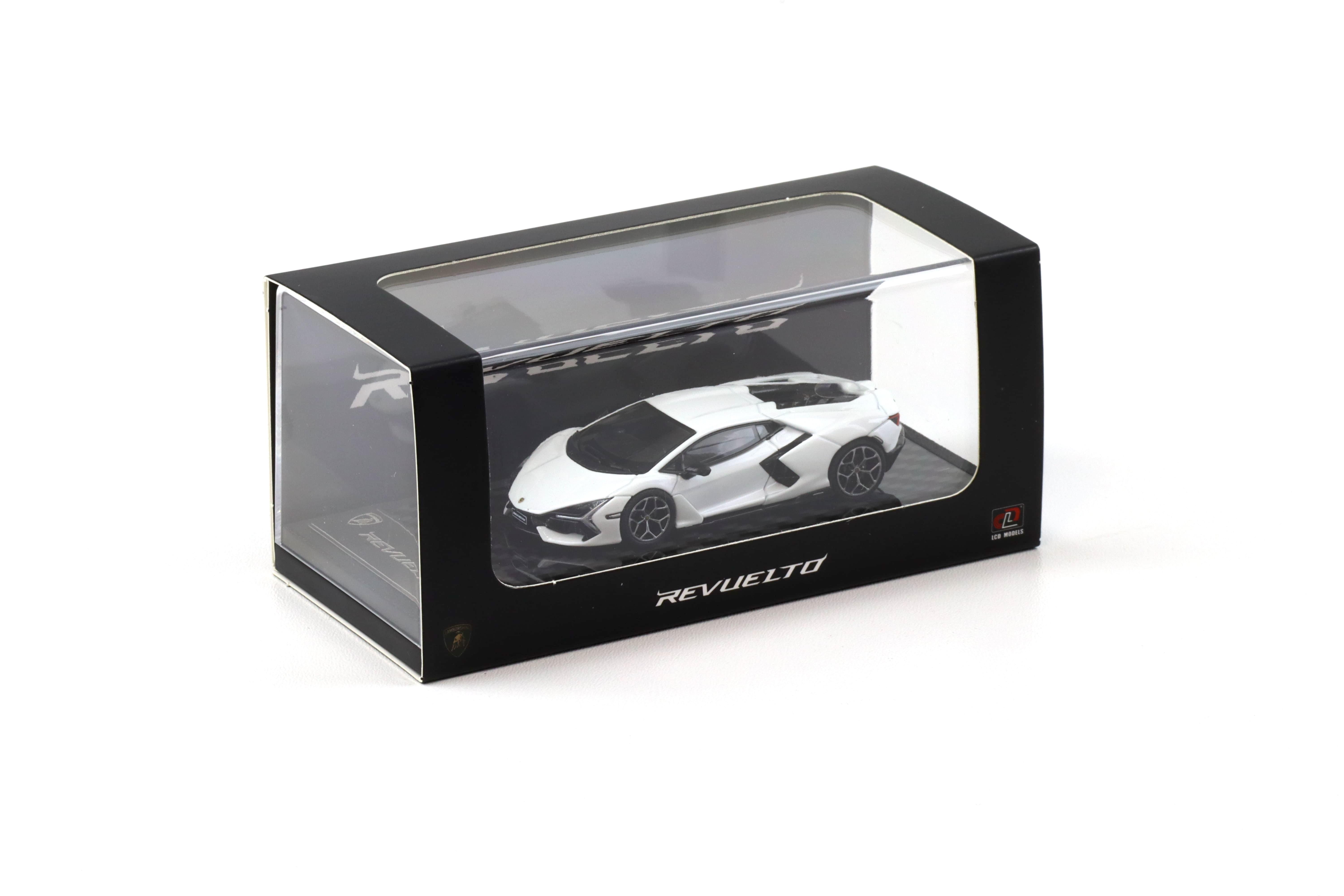Lamborghini Revuelto Bianco In Scala 1/64 – Modellino Auto In Metallo Per Collezionisti, Dettagliato E Verniciato – LCD Models