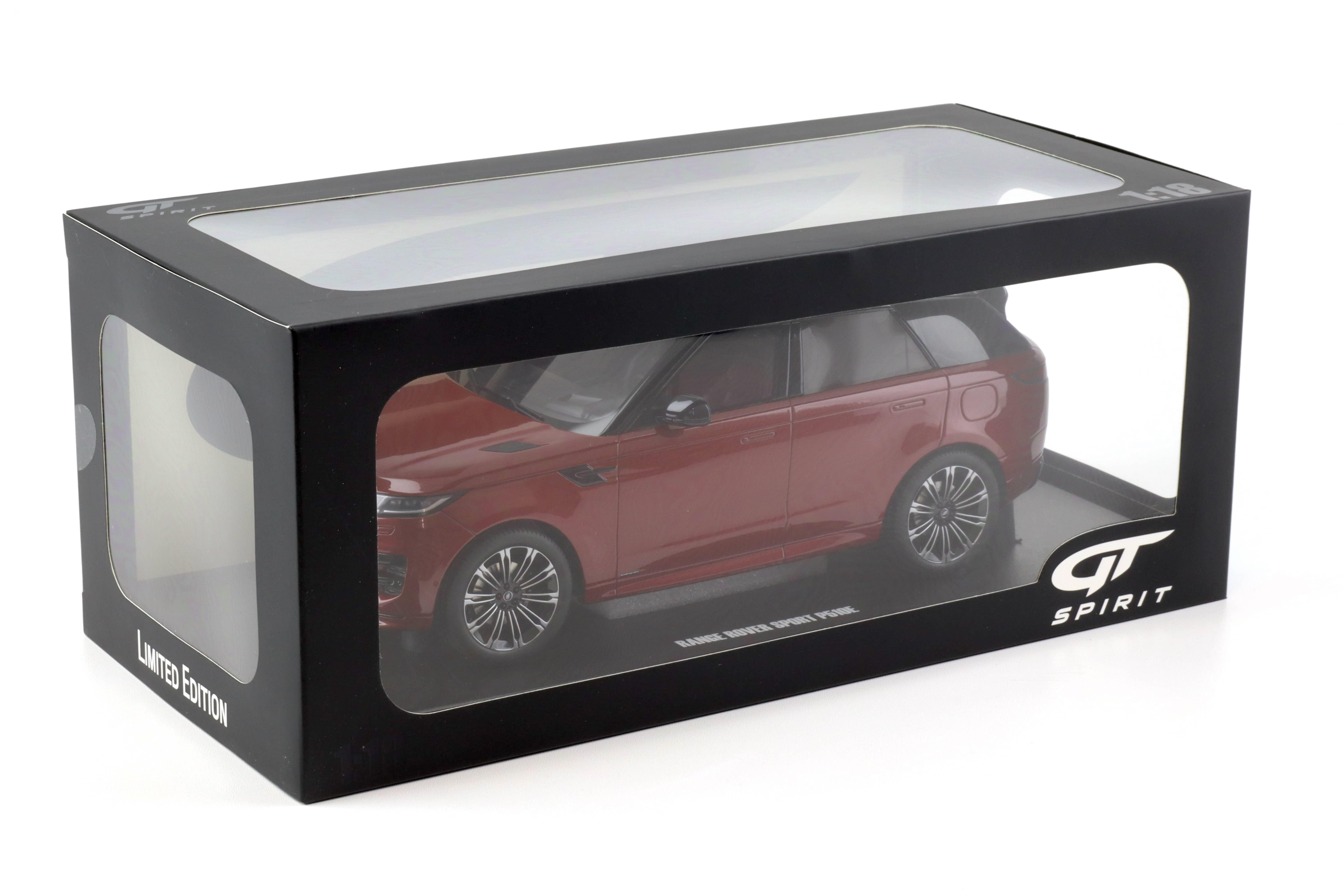 Maquette Range Rover Sport 2022 - Échelle 1/18 - Rouge Firenze - GT Spirit - Résine - Édition Limitée - Neuf