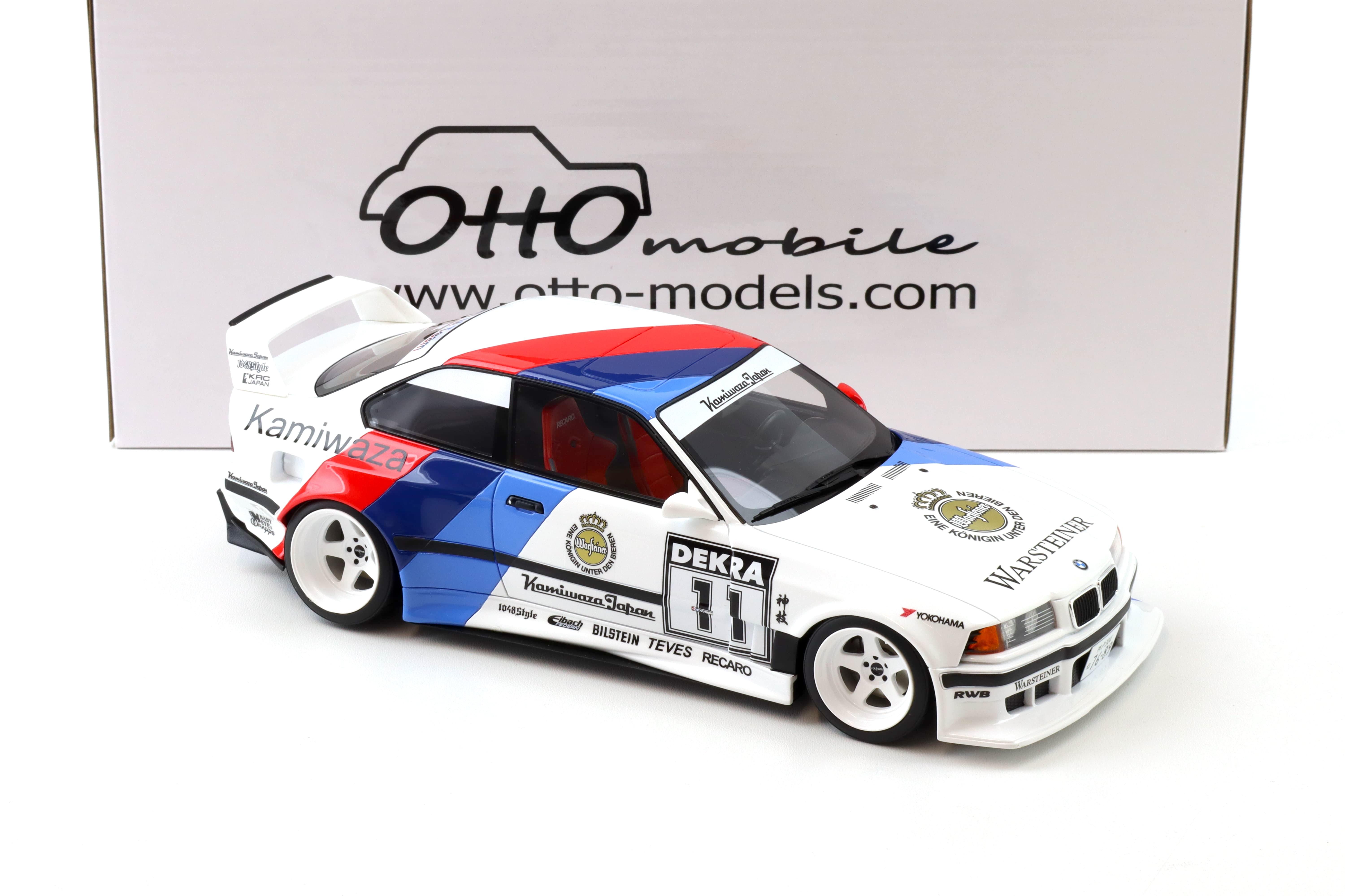 1:18 Otto Mobile OT1176 BMW E36 Khyzyl Saleem White 2024 Kamiwaza