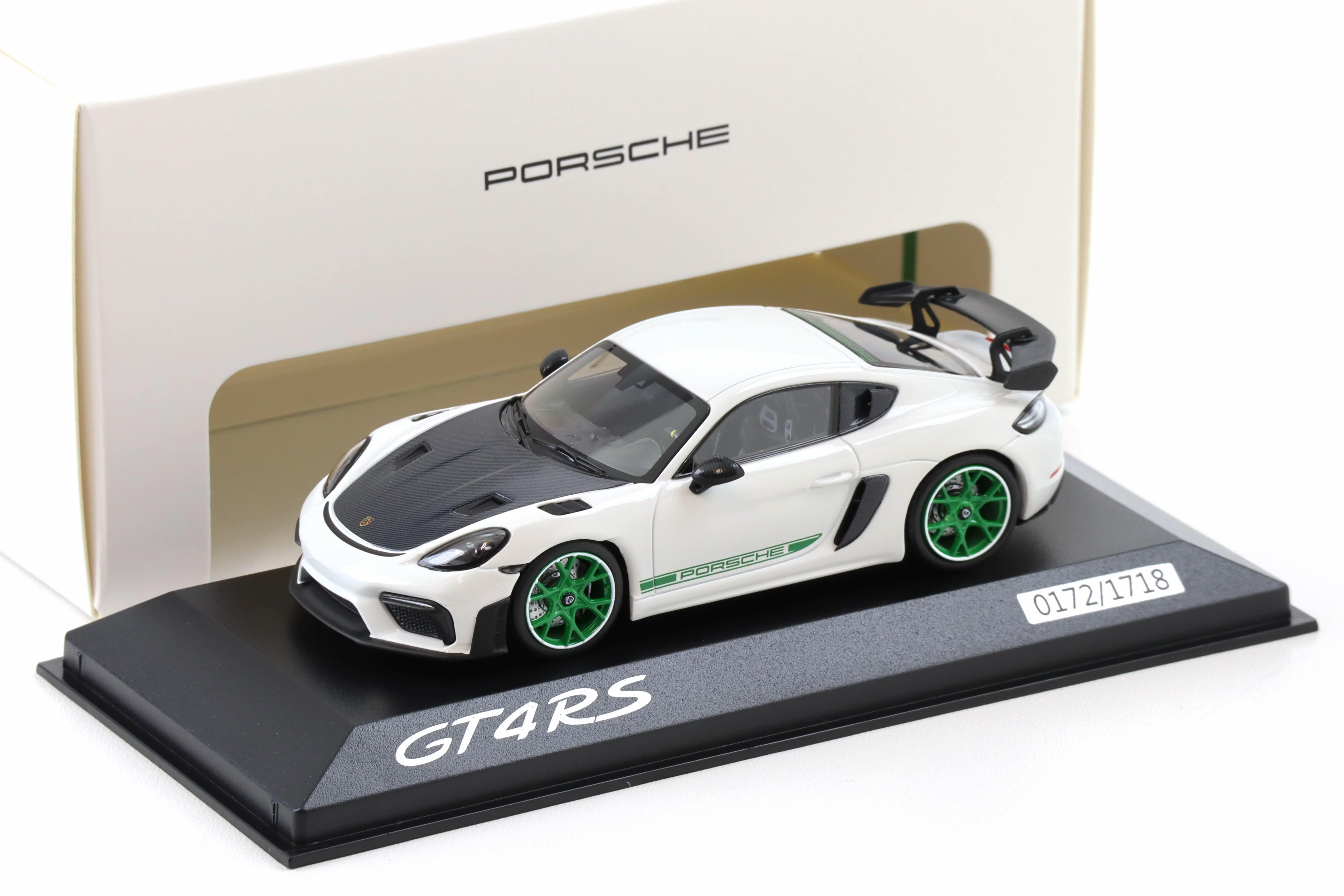 MINICHAMPS Porsche Cayman GT4 ホワイト　1/43 Porsche 718 Cayman GT4 RS 2021 White 1/43 Minichamps 410069702