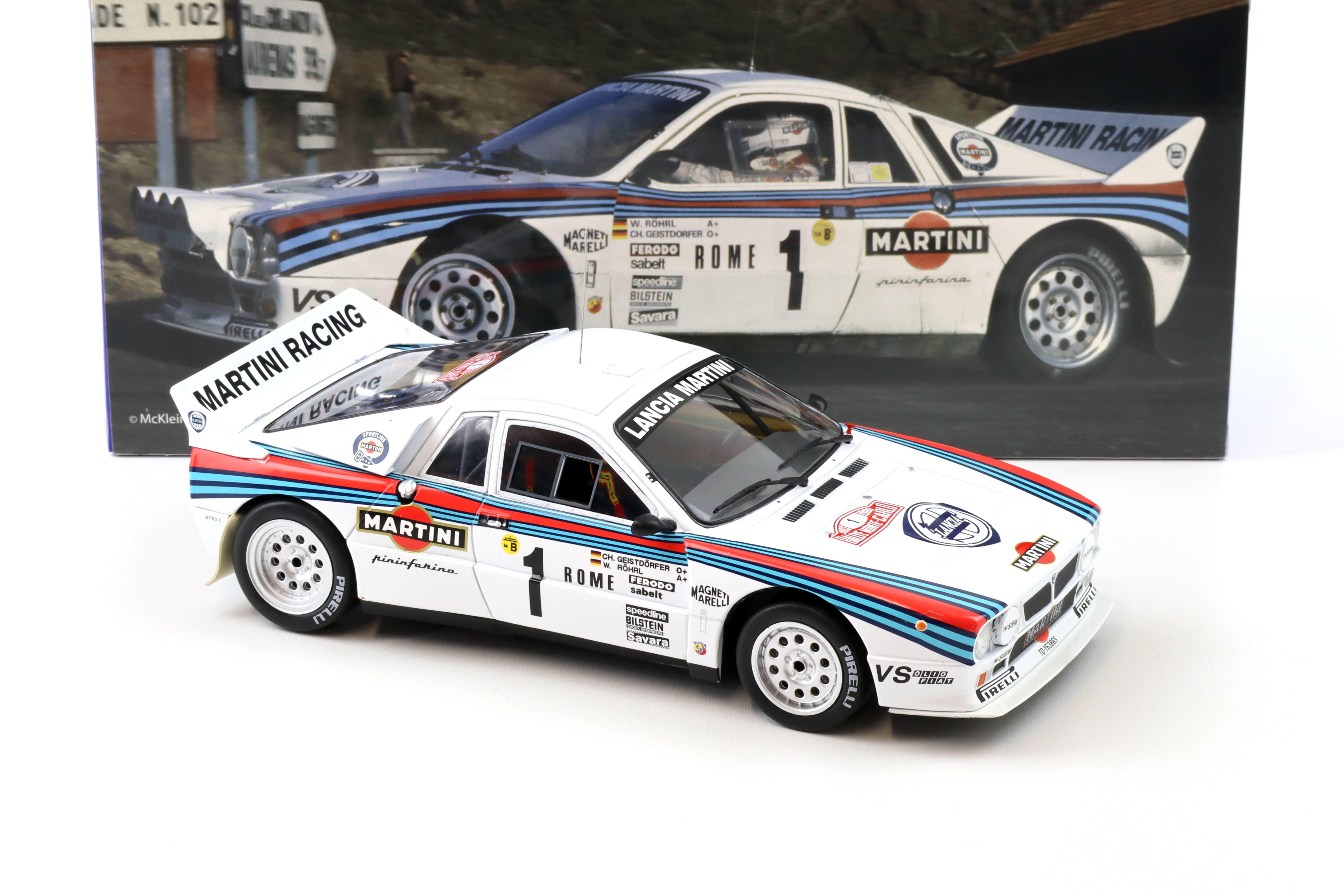 1:18 WERK83 Lancia 037 #1 Winner Rally Monte Carlo 1983 Röhrl
