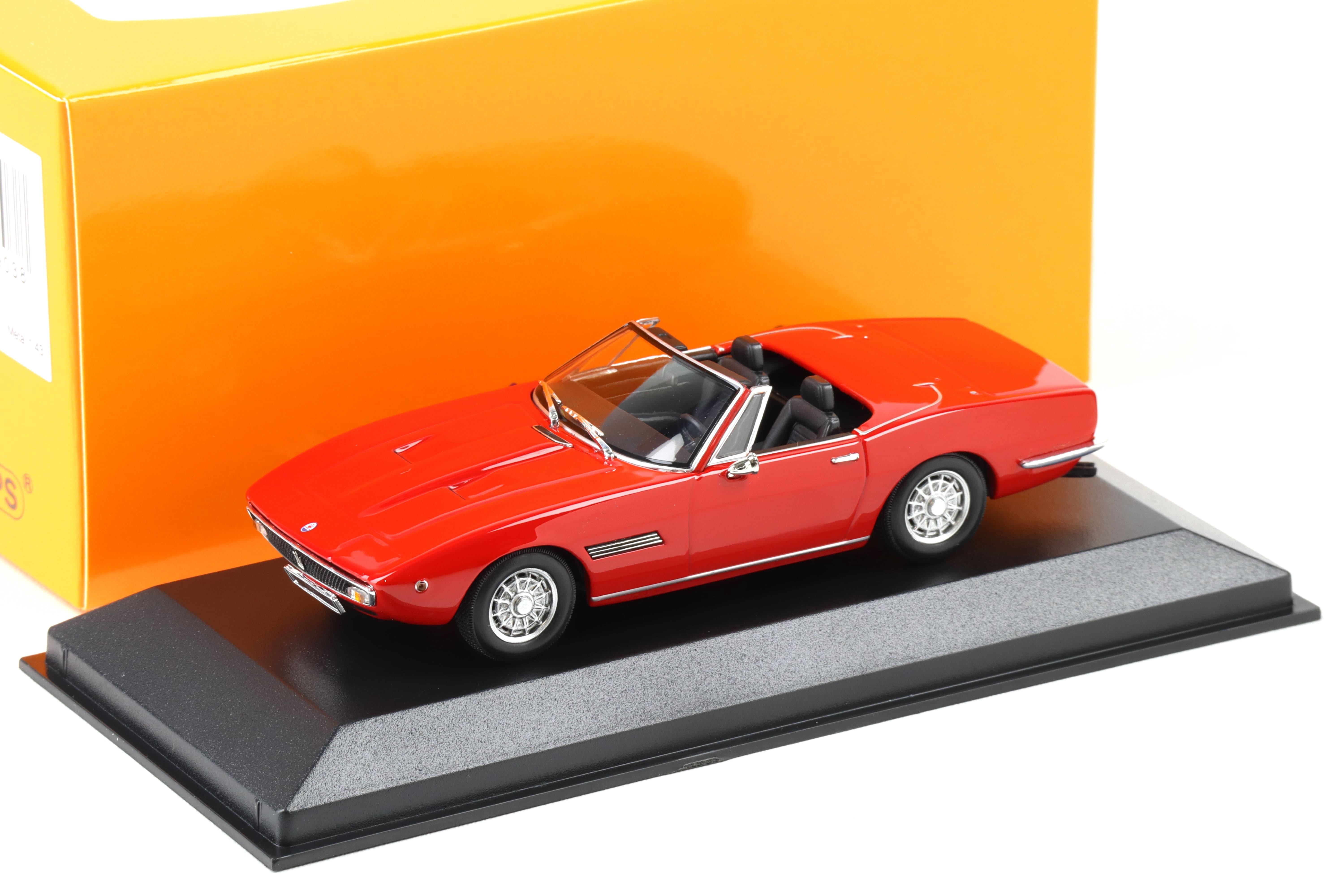 1:43 Minichamps Maxichamps Maserati Ghibli Spyder 1969 Red | eBay