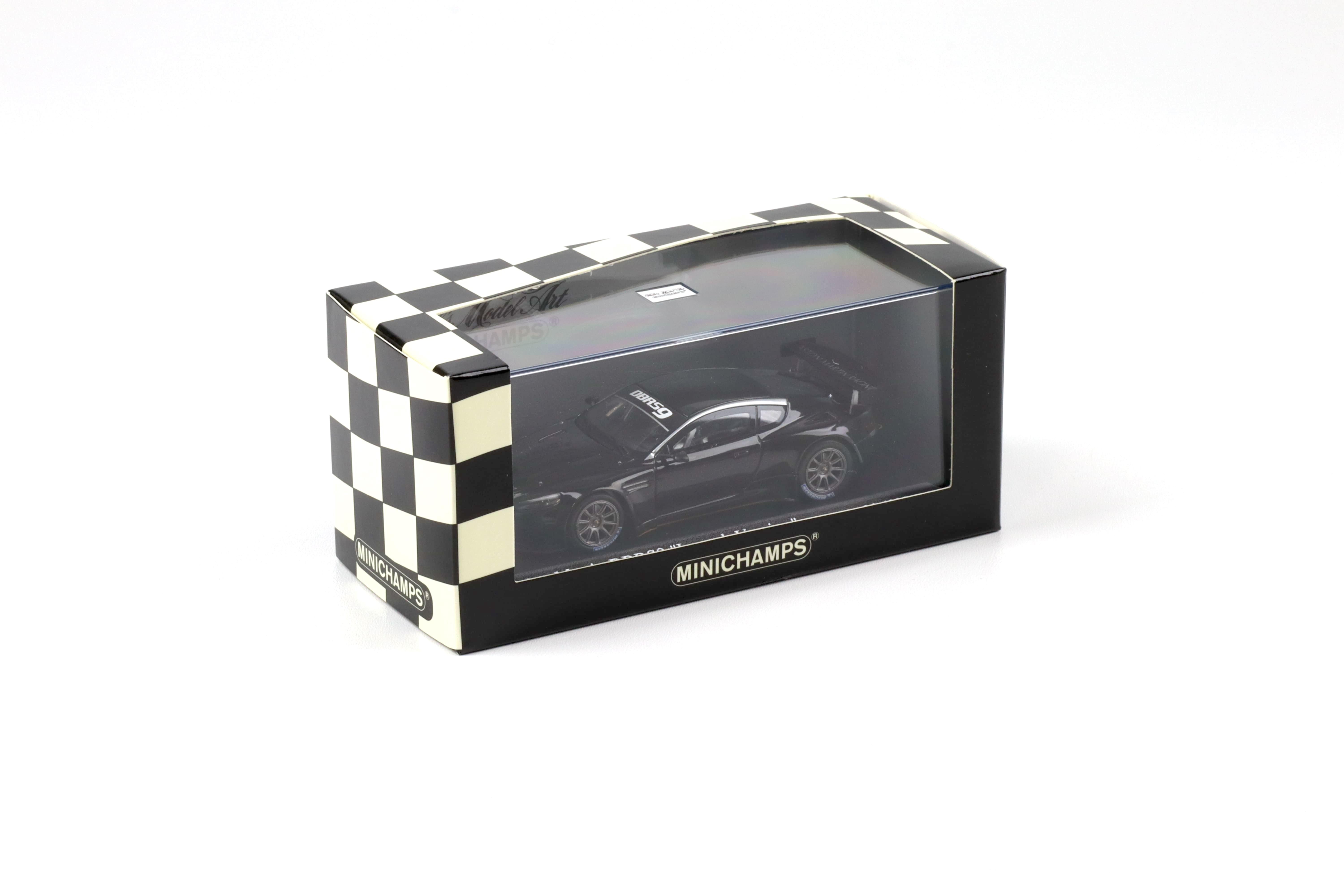 1:43 Minichamps Aston Martin DBRS9 Launch Version 2006 Black | eBay