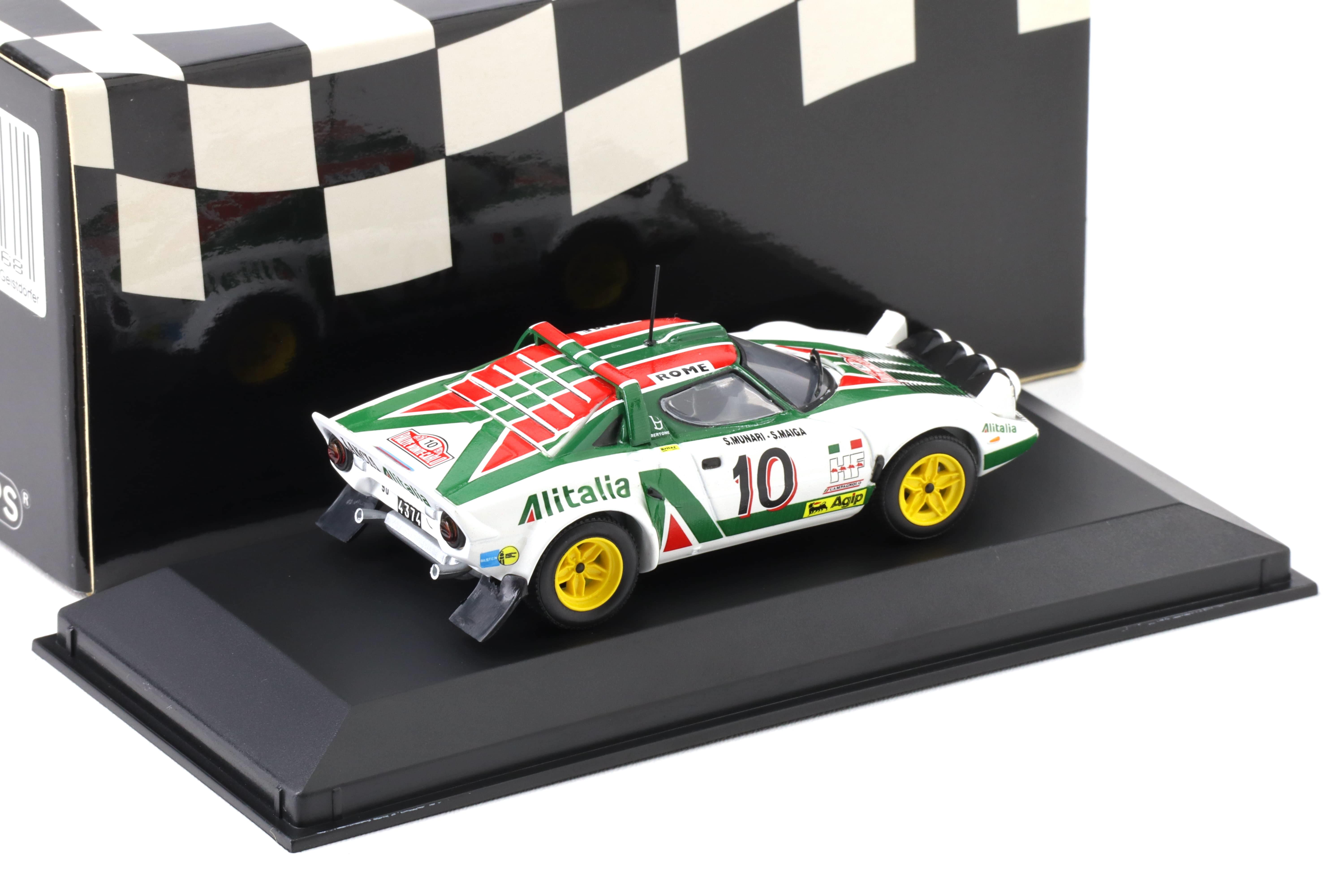 Miniature Minichamps Lancia Stratos Alitalia – Rallye Monte-Carlo 1977 #1 – 1/43