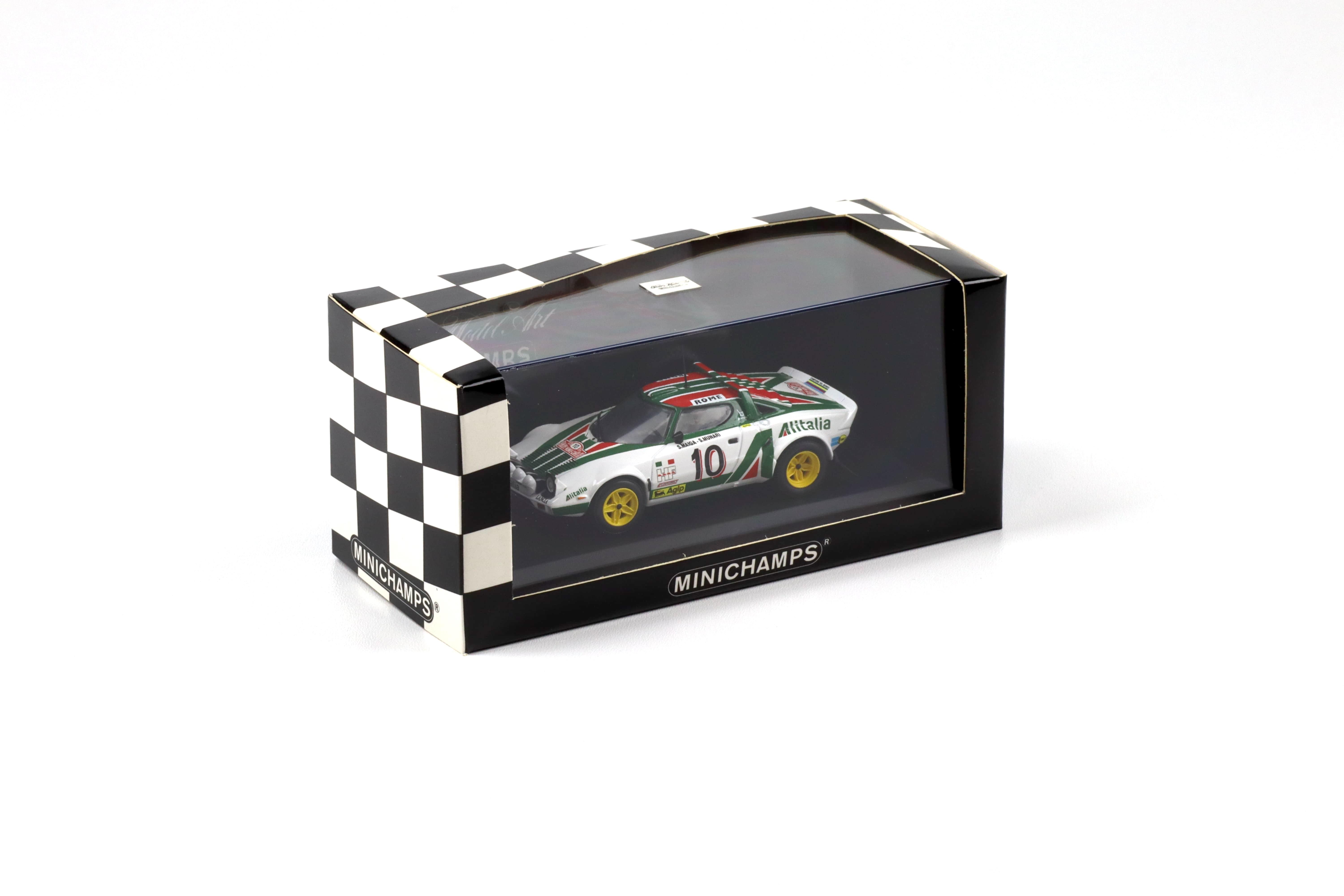 1:43 MINICHAMPS LANCIA Stratos Alitalia 1Er Rallye Monte
