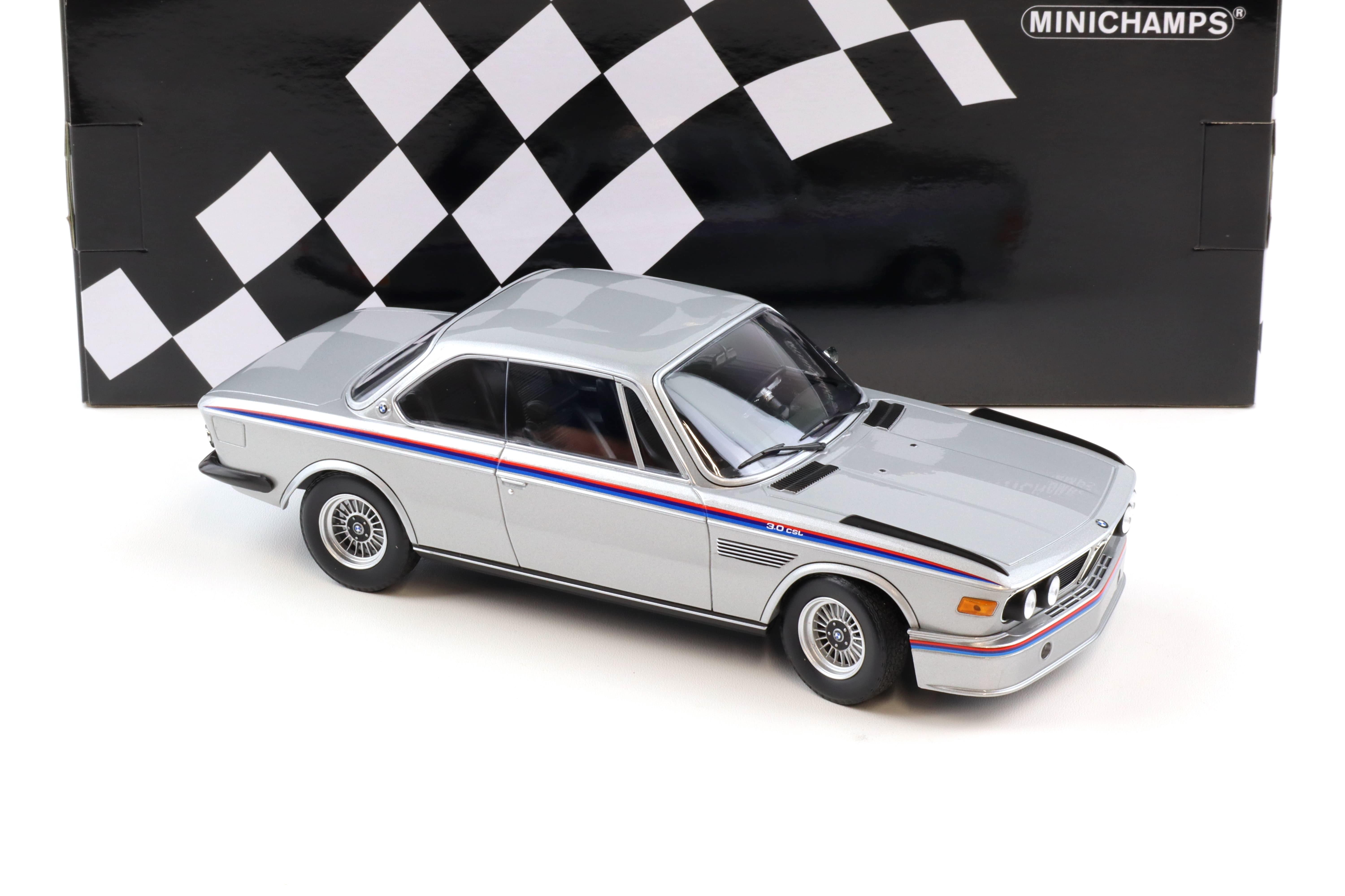 1:18 Minichamps BMW 3.0 CSL Coupe E9 Silver Metallic 1973 | eBay