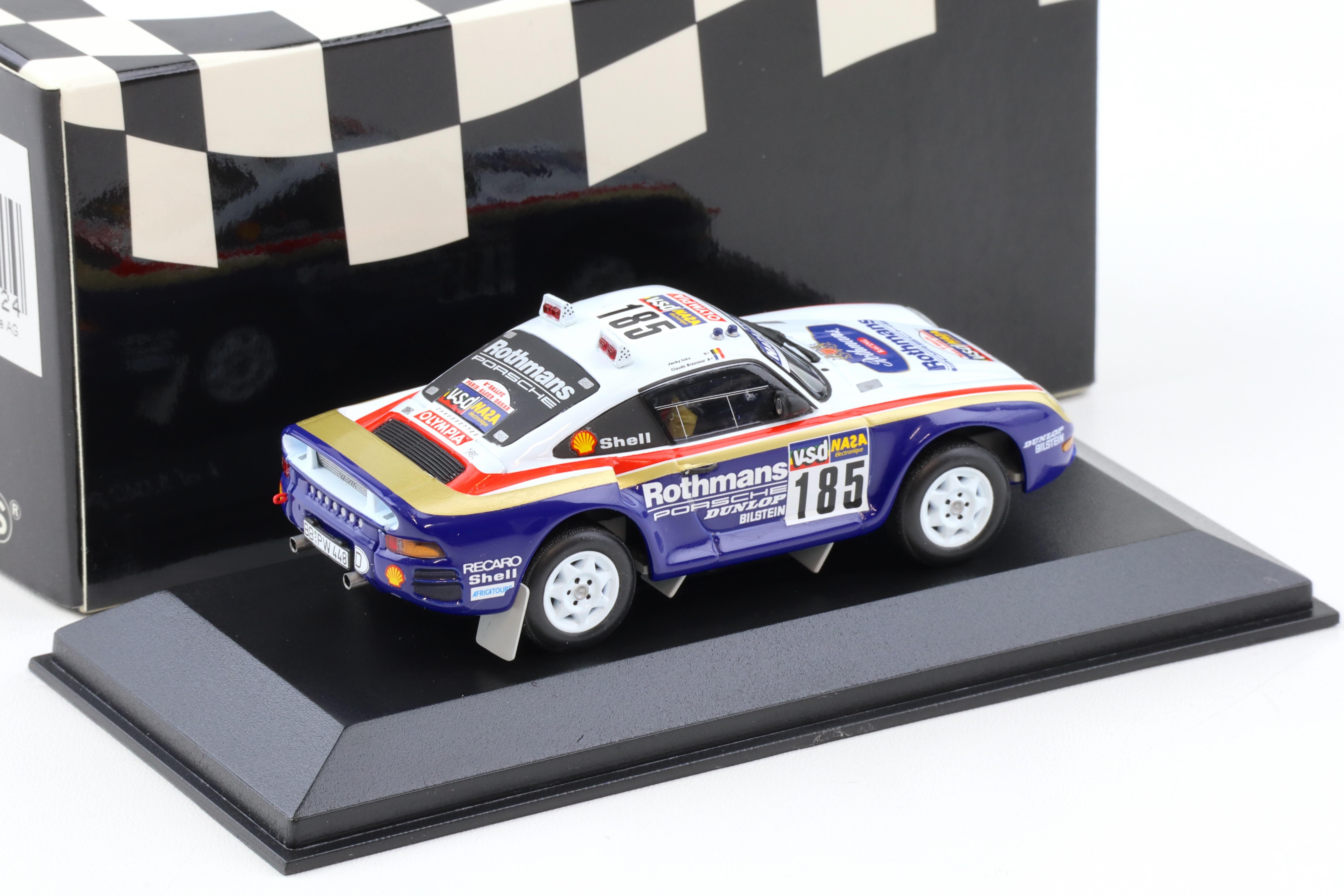 1:43 Minichamps Porsche 959 Rallye Paris-Dakar 1986 Ickx/ Brasseur