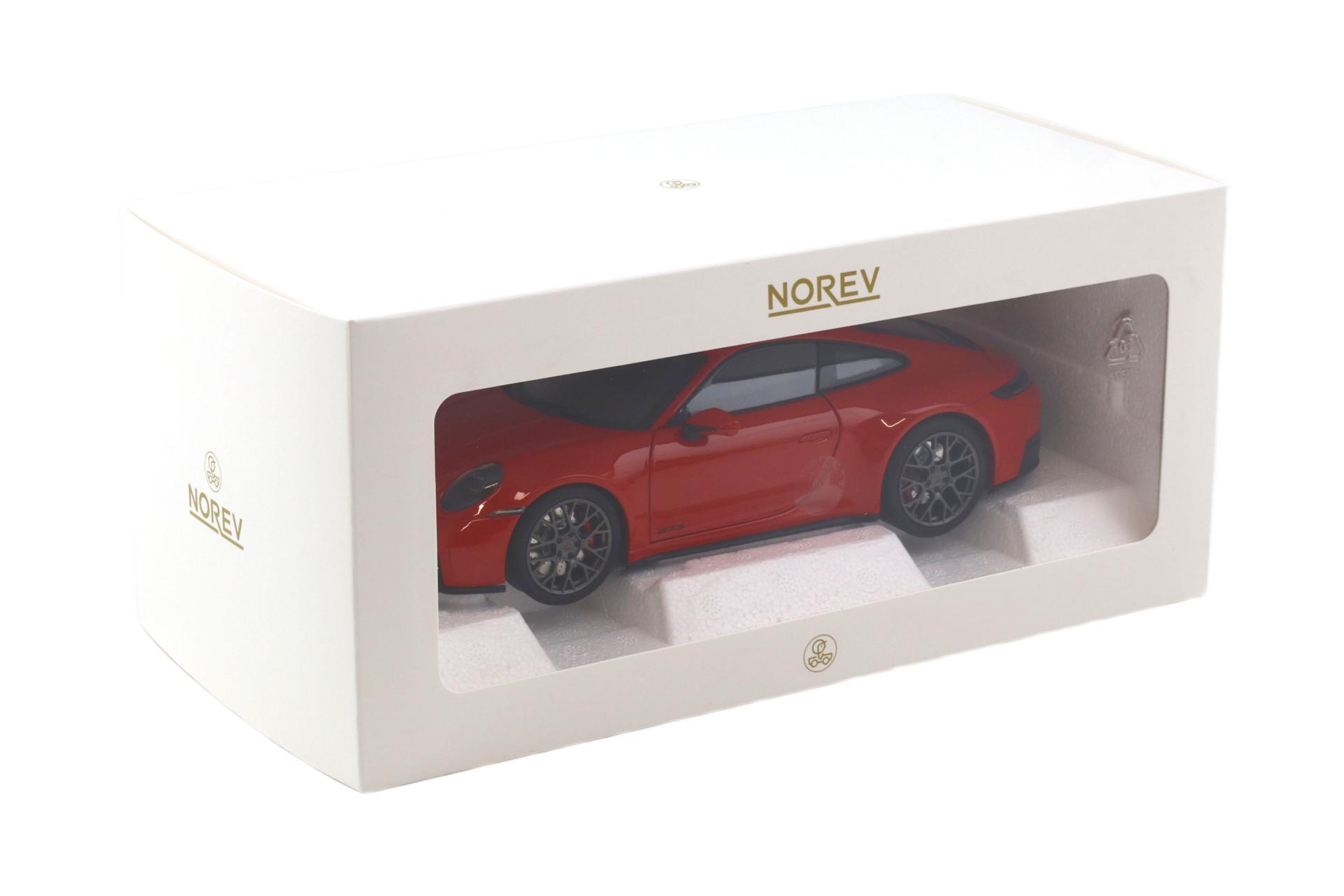 NOREV 1/18 Porsche 911 Carrera Coupé 2008 Marron Métal - Miniature Occasion