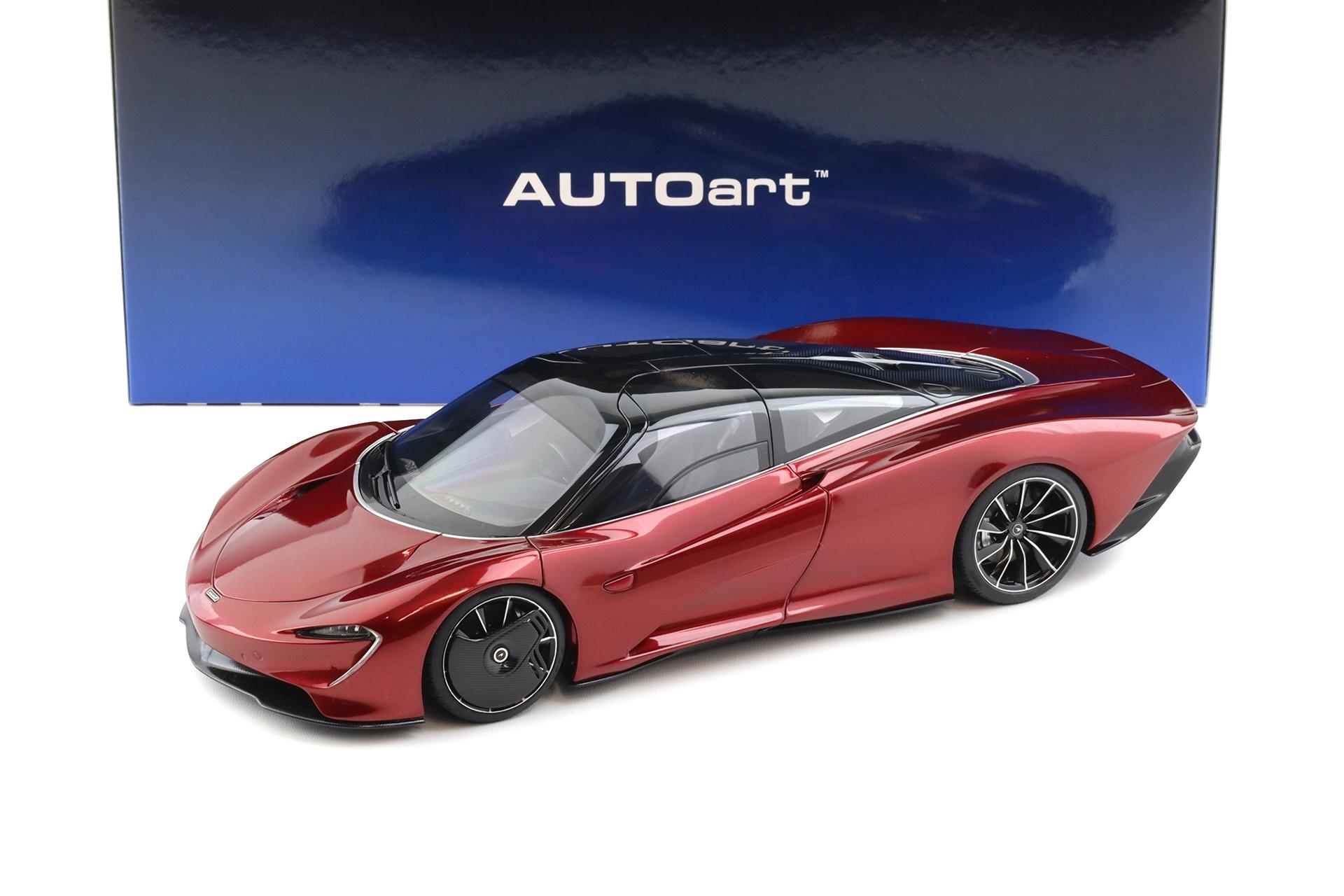 1:18 AUTOart McLaren Speedtail 2020 Volcano red metallic 76087 | eBay