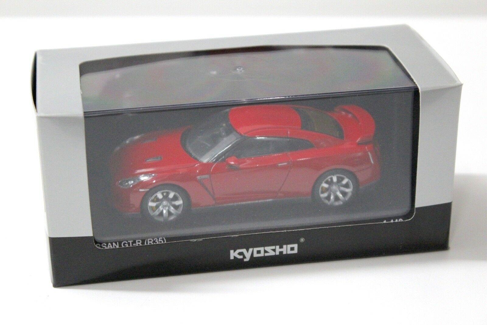1:43 Kyosho Nissan GT-R R35 Vibrant red 2008 | eBay
