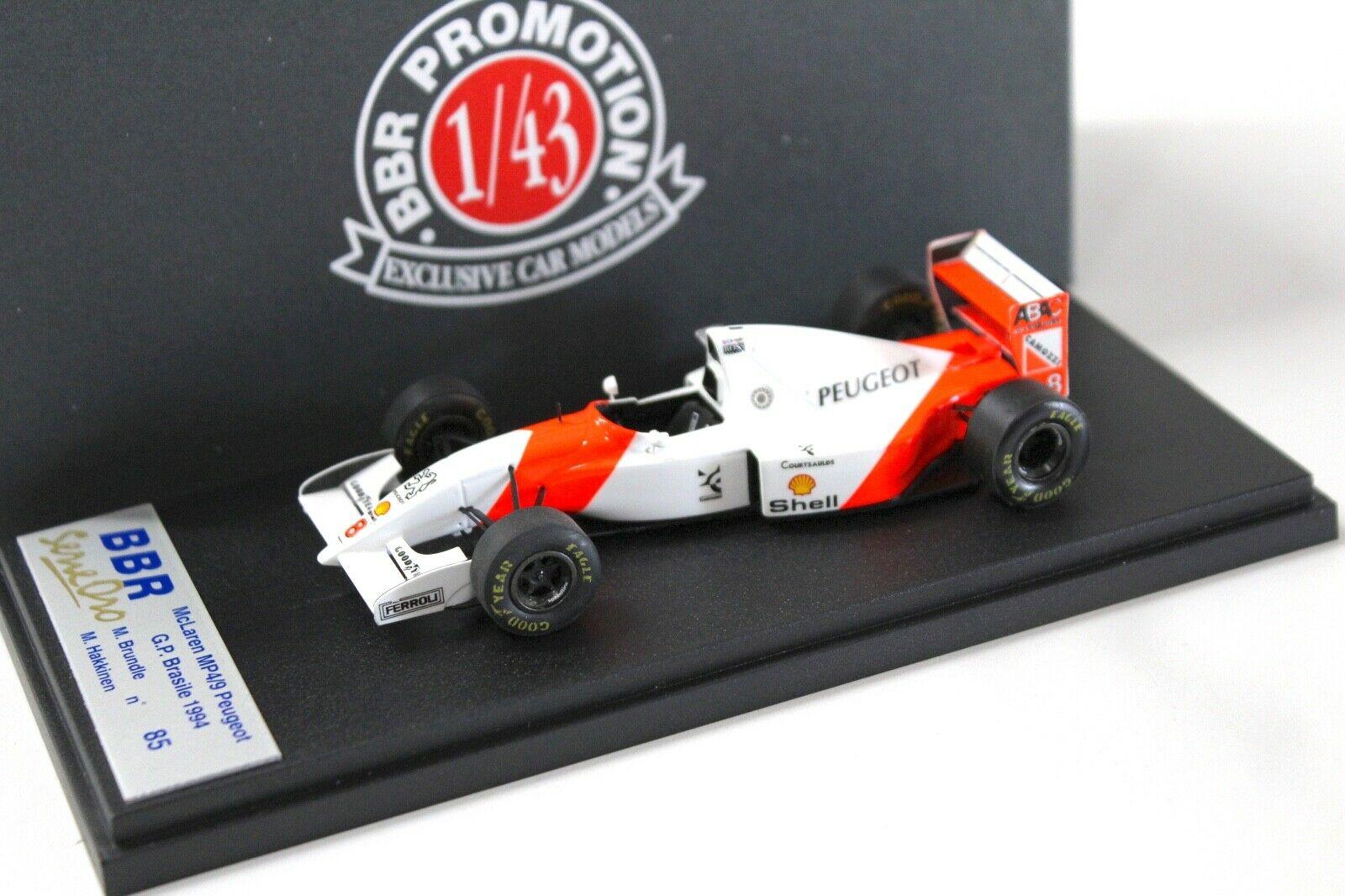 ミニカー PMA 1/43 Reynard F3 & McLaren MP4/9 1:43 BBR McLaren MP4/9