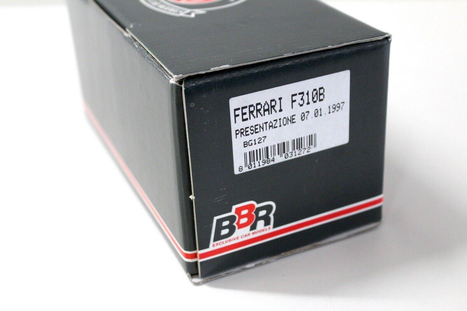 1:43 BBR F1 Ferrari F310B Presentazione 07.01.1997 | eBay
