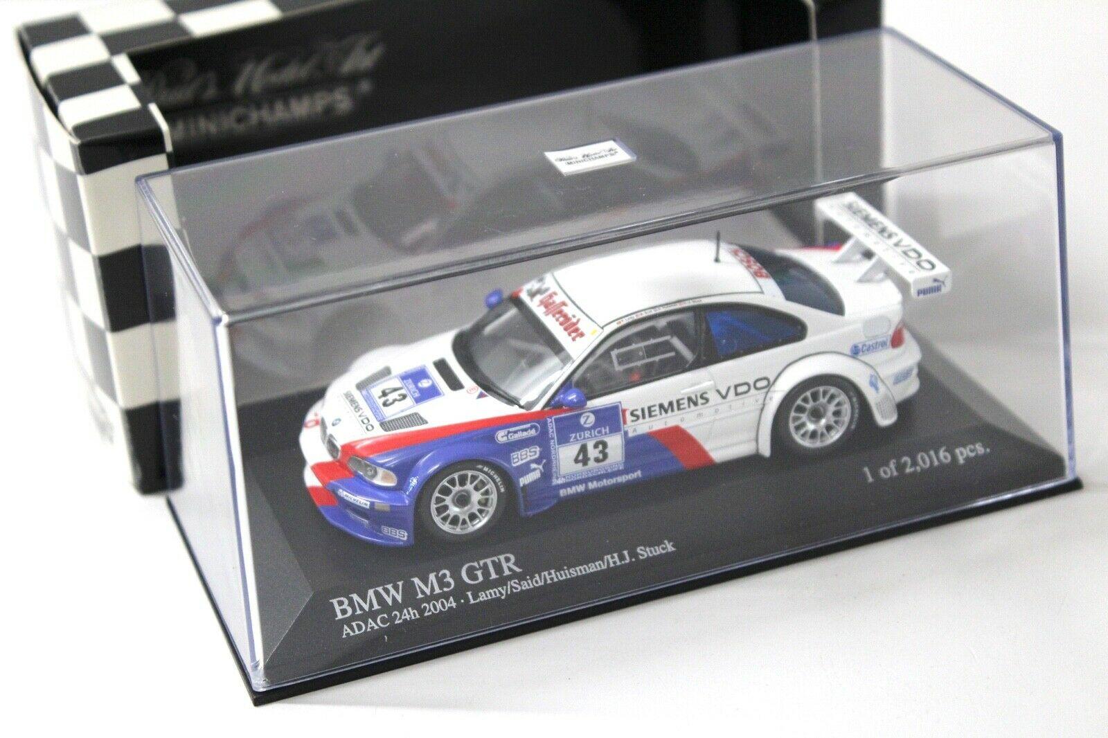 bmw m3 gtr minichamps