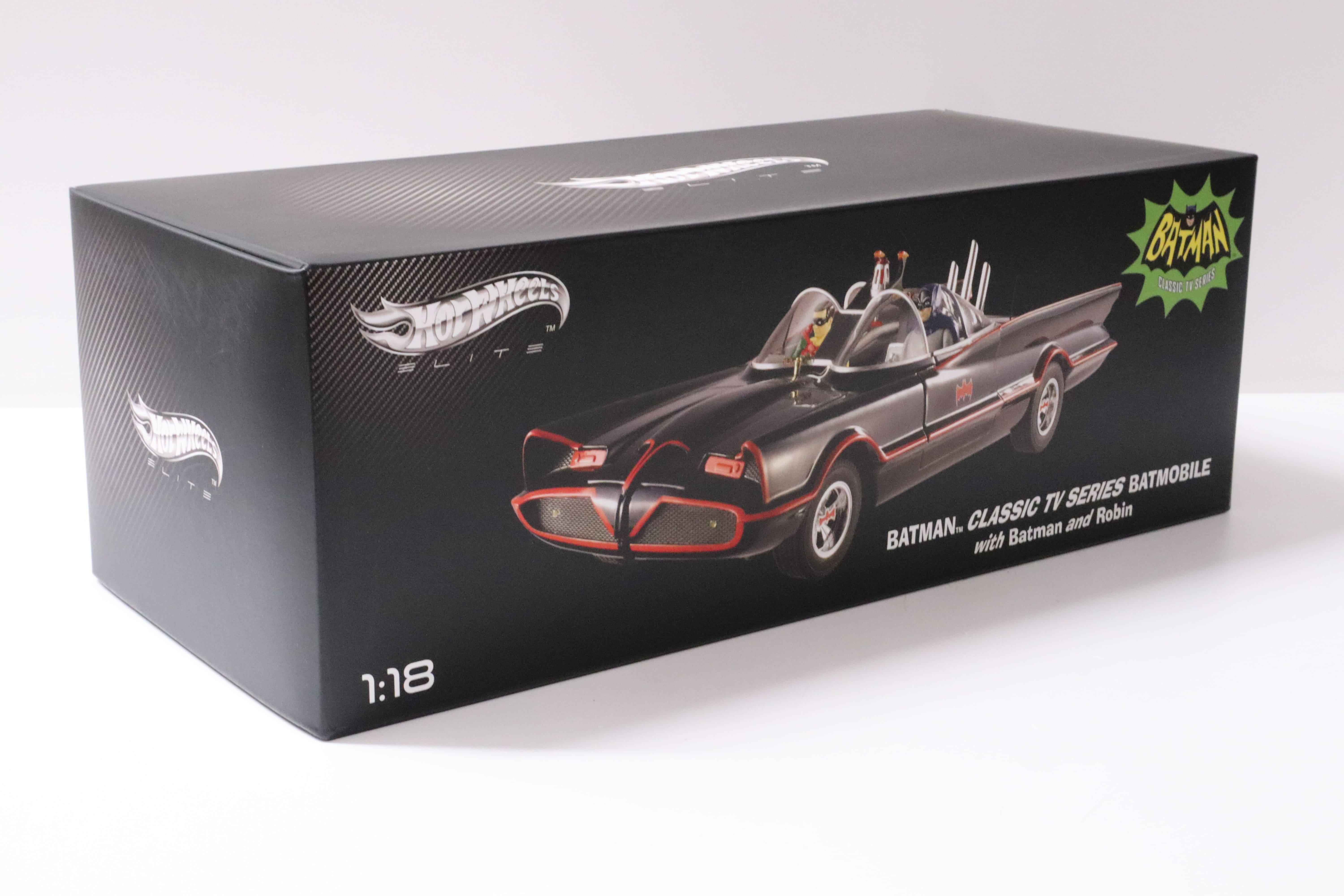 ミニカー Hot Wheels 1966 TV Series Batmobile 1:18 1:18 Hot Wheels Elite 1966 BATMAN Classic TV Series