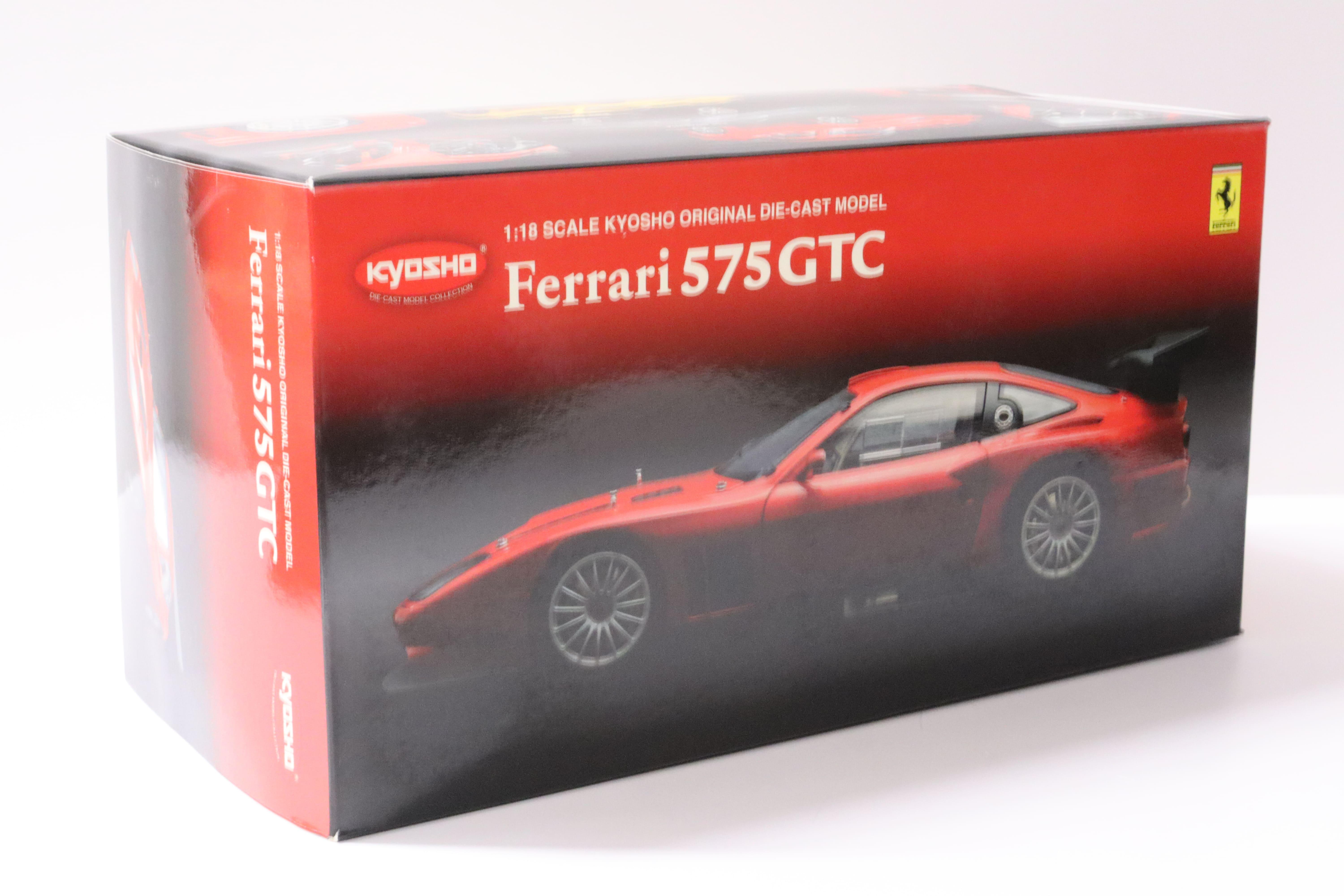 1:18 Kyosho Ferrari 575 GTC Coupe 2004 matt black | eBay