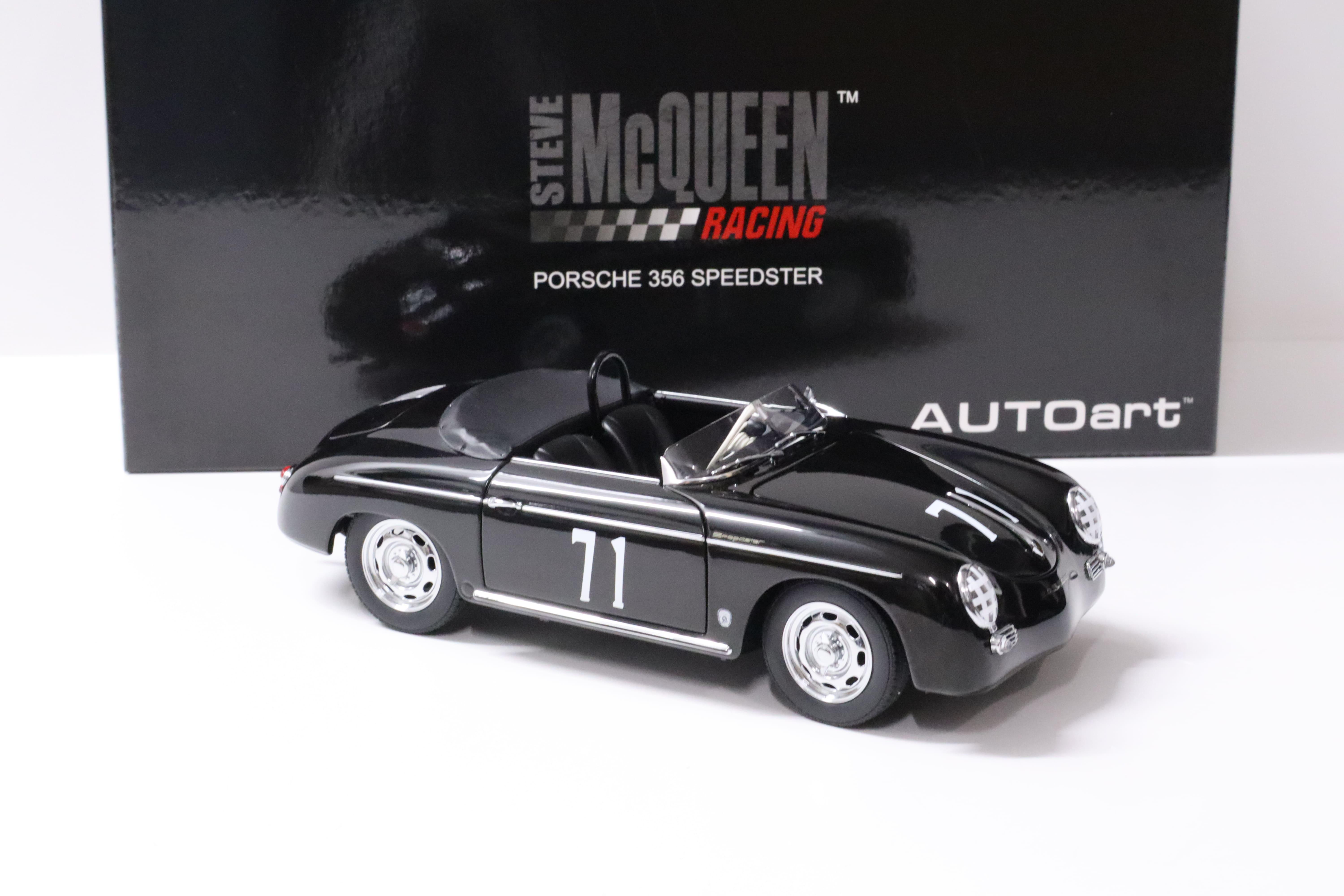 ミニカー Porsche 356 1/18 Autoart 1/18 AUTOart Porsche 356 Speedster #23 (White) Car Model