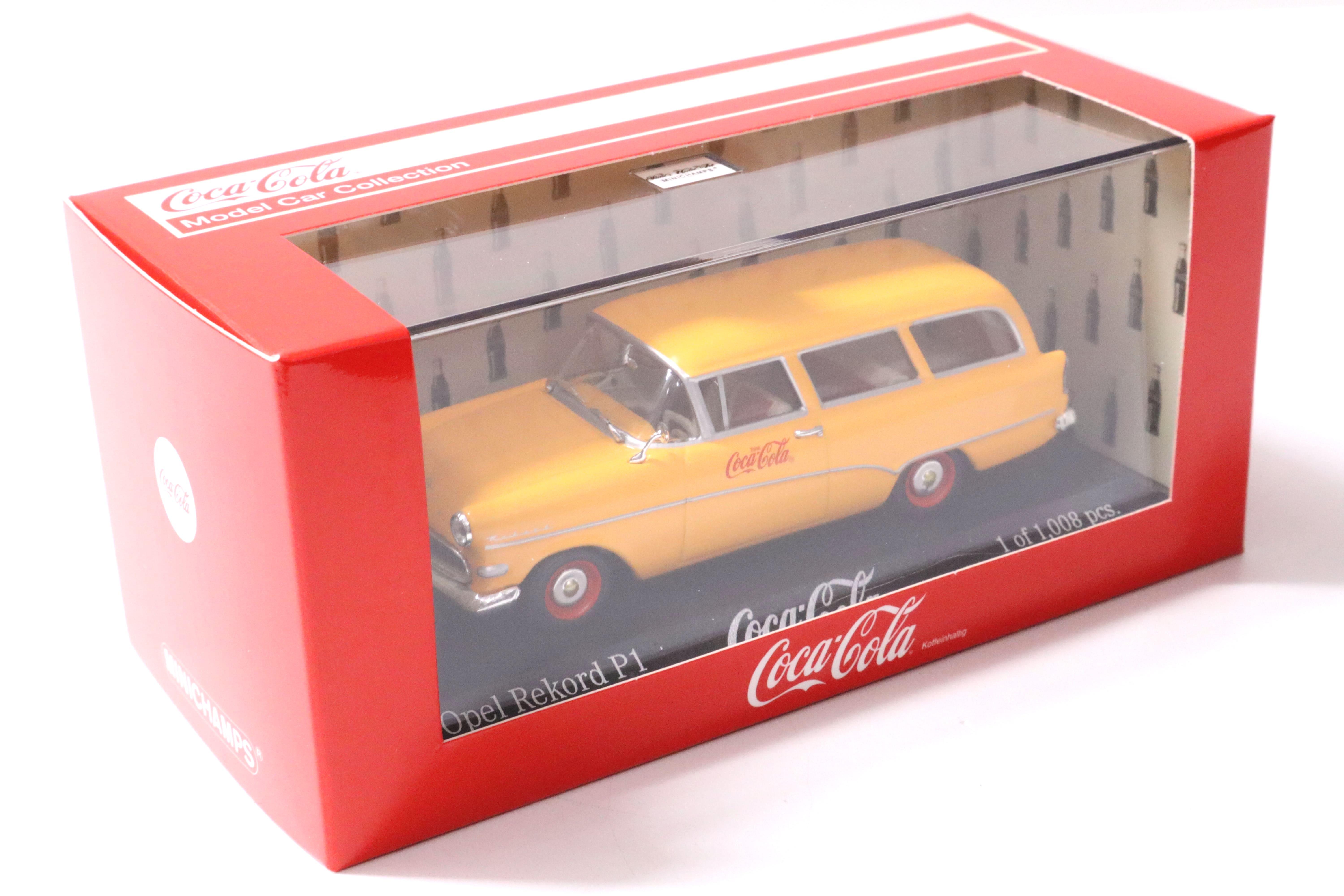 1:43 Minichamps Opel Rekord P1 Kombi Break 1958 orange COCA