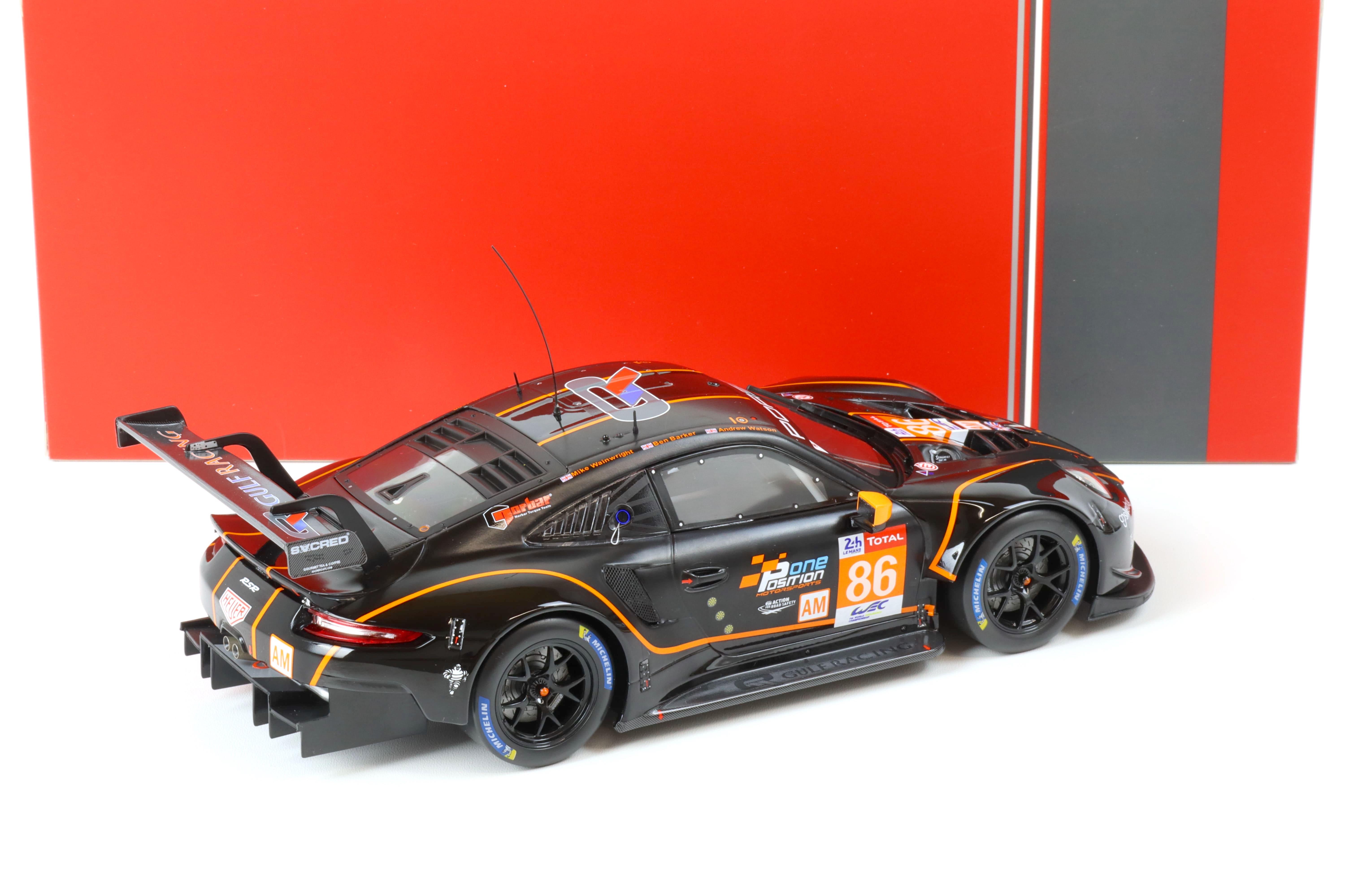 Amazon | ミニカー 911 RSR ガルフレーシング #86 ルマン 2018