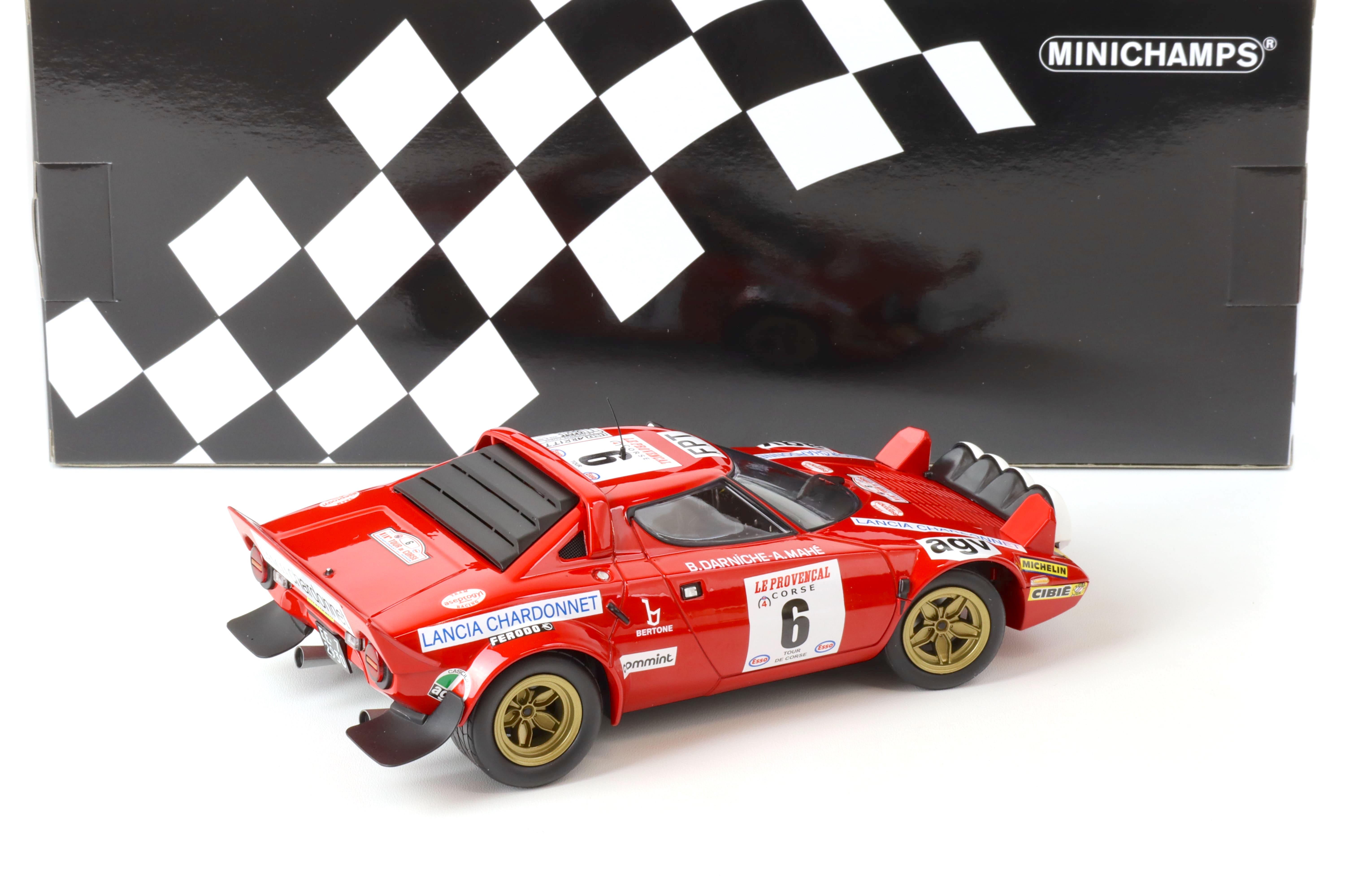 Miniature Lancia Stratos HF Darniche 6 Vainq. Tour de Corse 1975