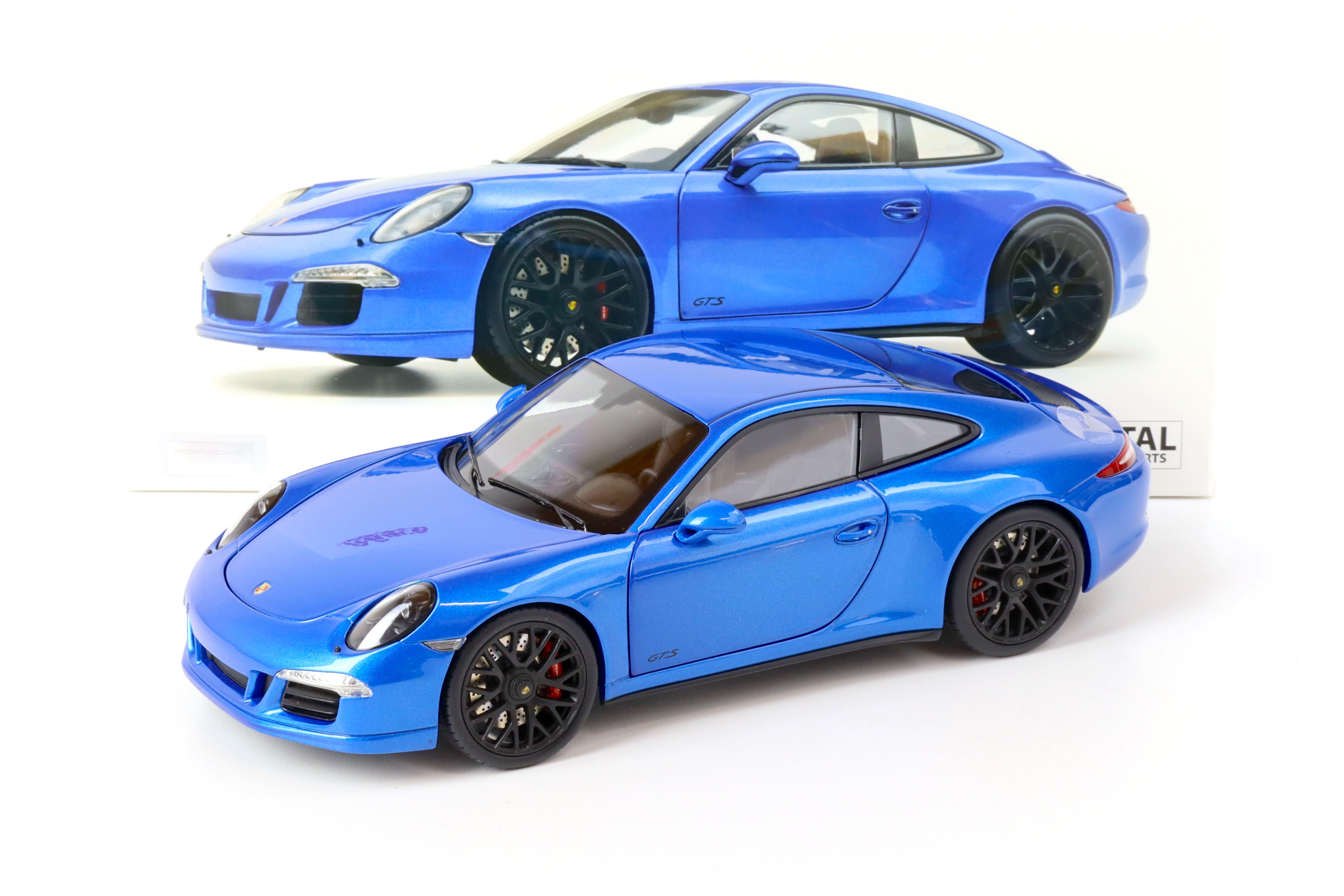 ミニカー Schuco Porsche 911Carrera GTS Coupe 1:18 1:18 Schuco Porsche 911 (991) Carrera GTS Coupe blue