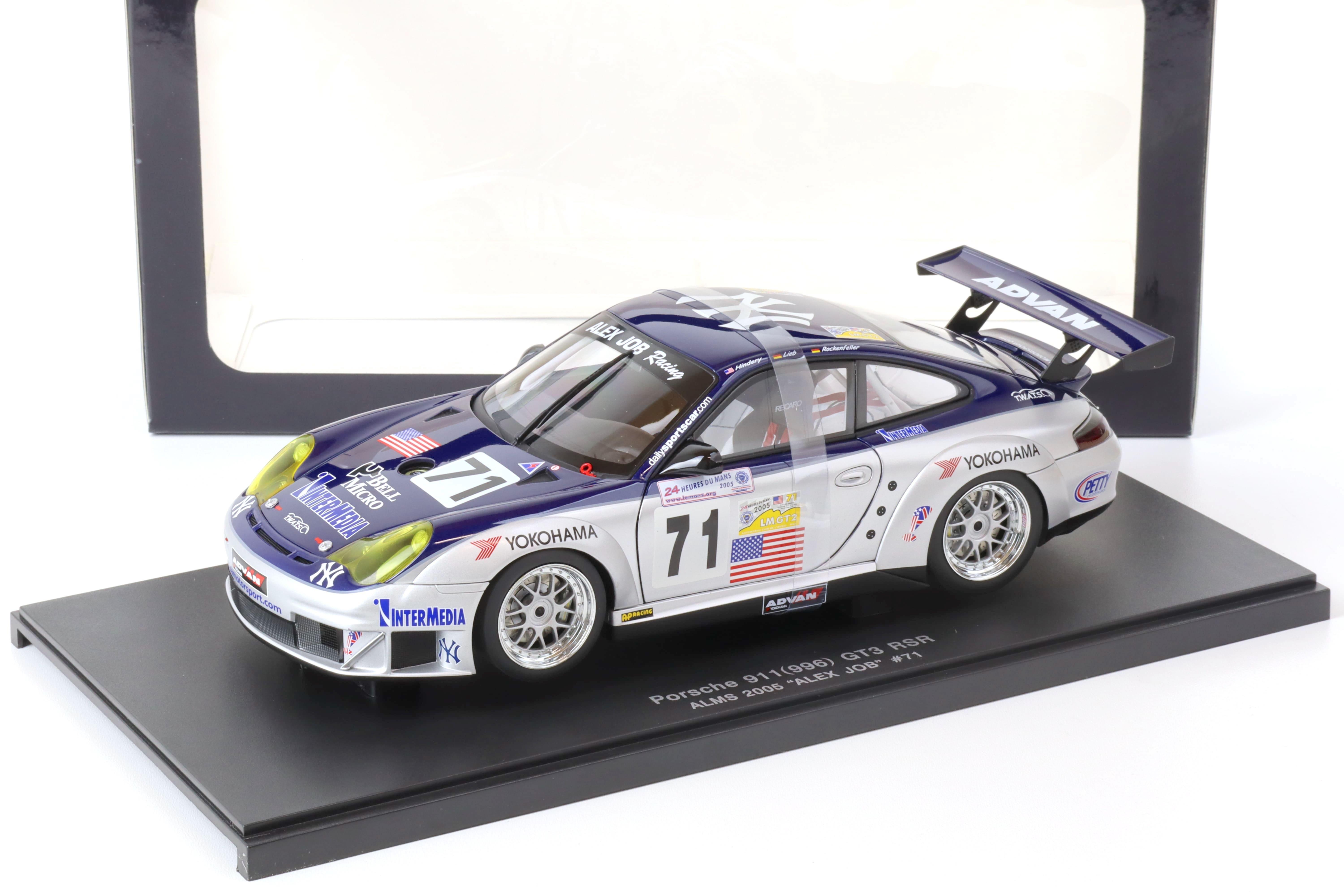 Autoart 1/18 Porsche 911 996 GT3 RSR ALMS Le Mans – Miniature Collection