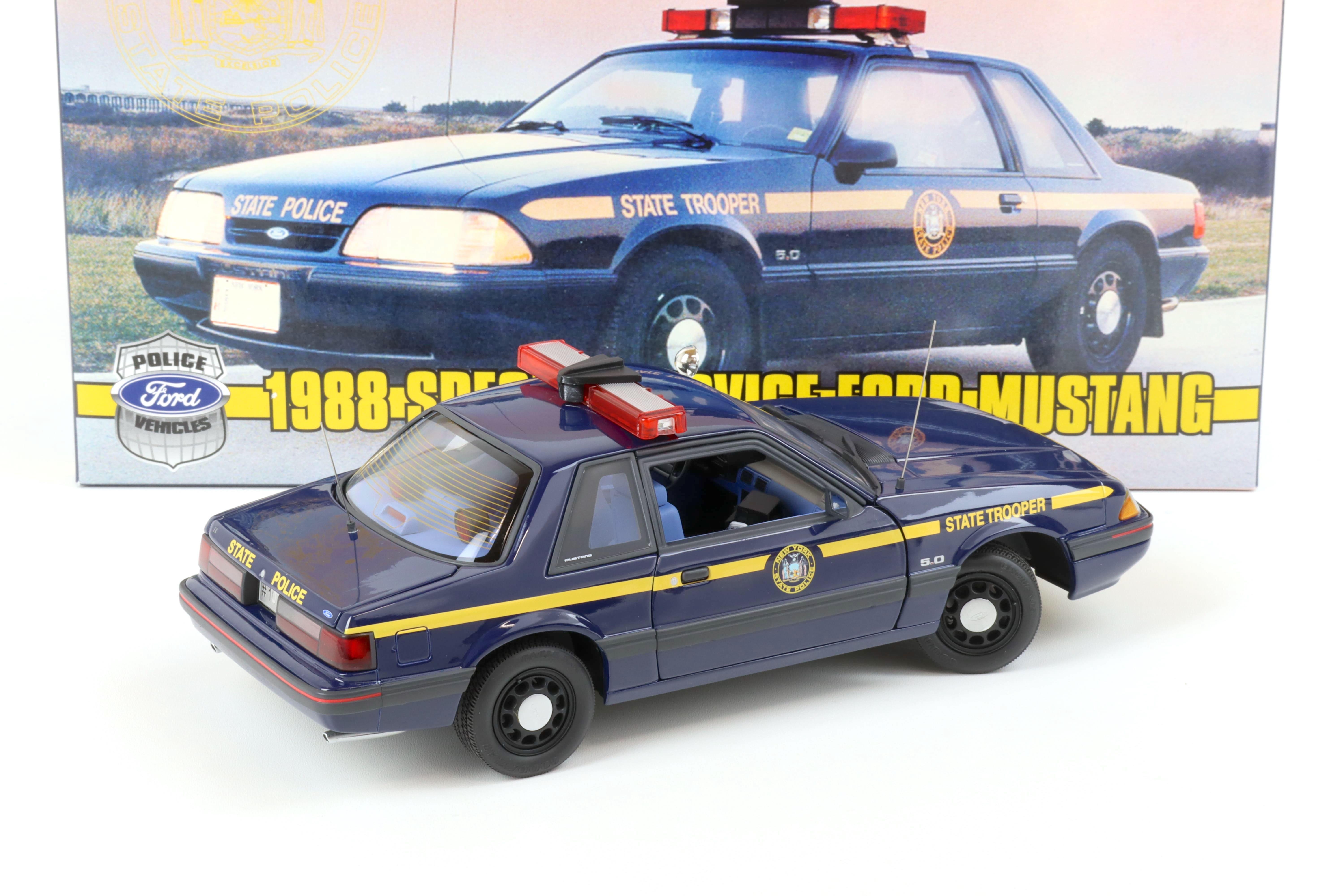 1:18 GMP 1988 Ford Mustang 5.0 Coupe New York State Police