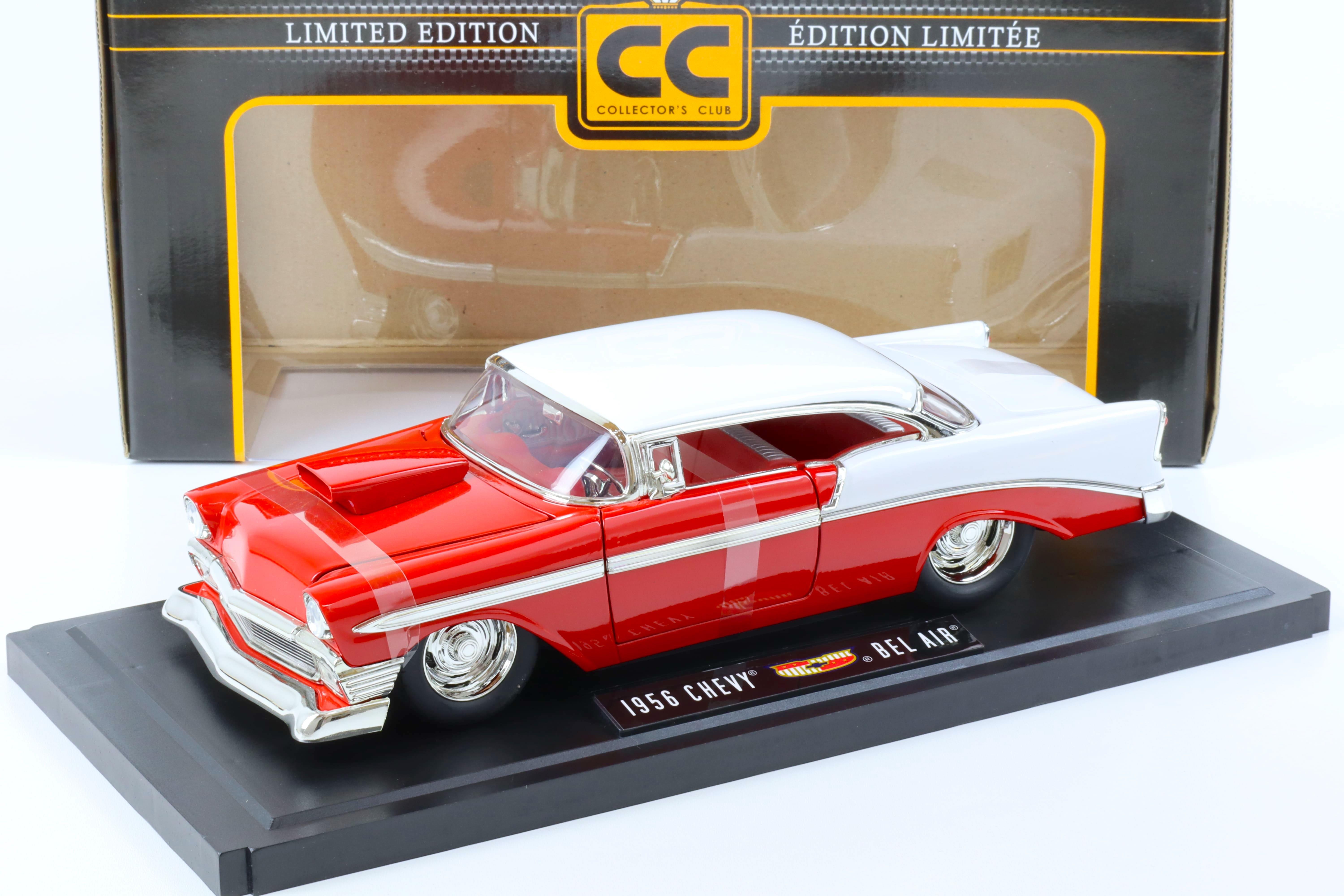 JADA 10TH ANNIVERSARY 1957 CHEVY BEL AIR 1:24 BLACK/ORANGE