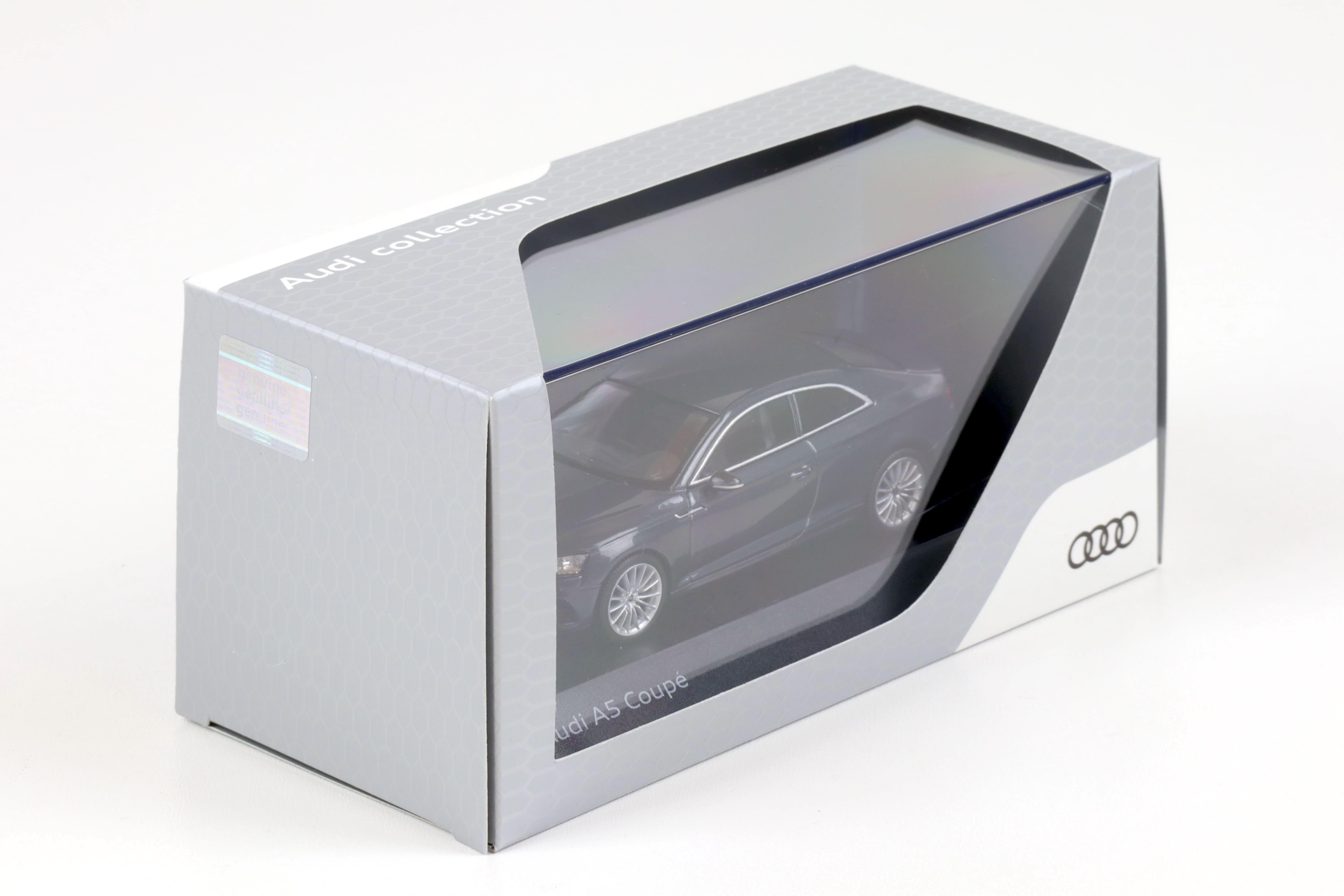 1:43 Spark Audi A5 Coupe Manhattan grey metallic 2017 DEALER