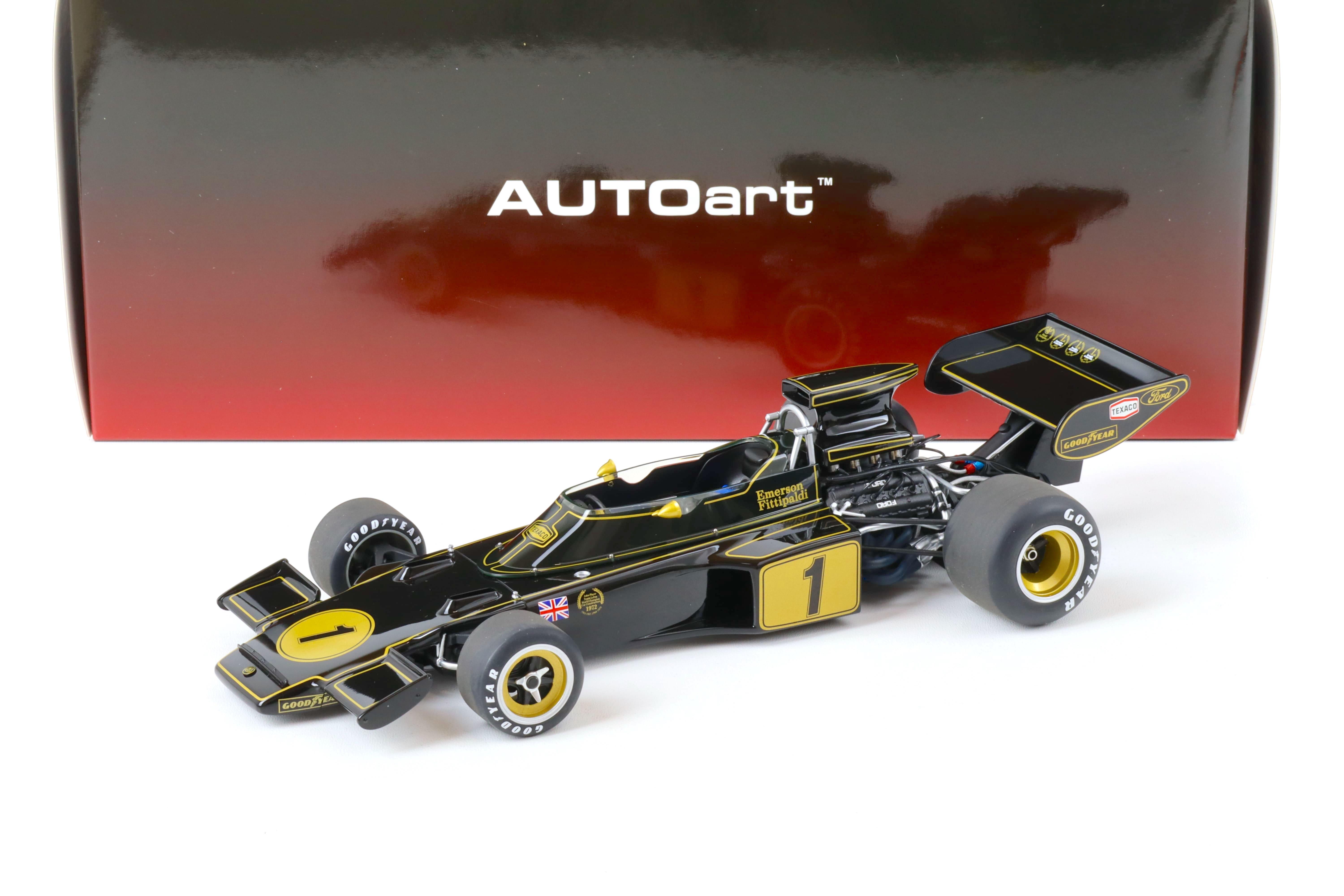 ミニカー AUTOart TEAM LOTUS TYPE 72E 1973 1:18 Autoart Team Lotus Type 72E Grand Prix 1973 Emerson
