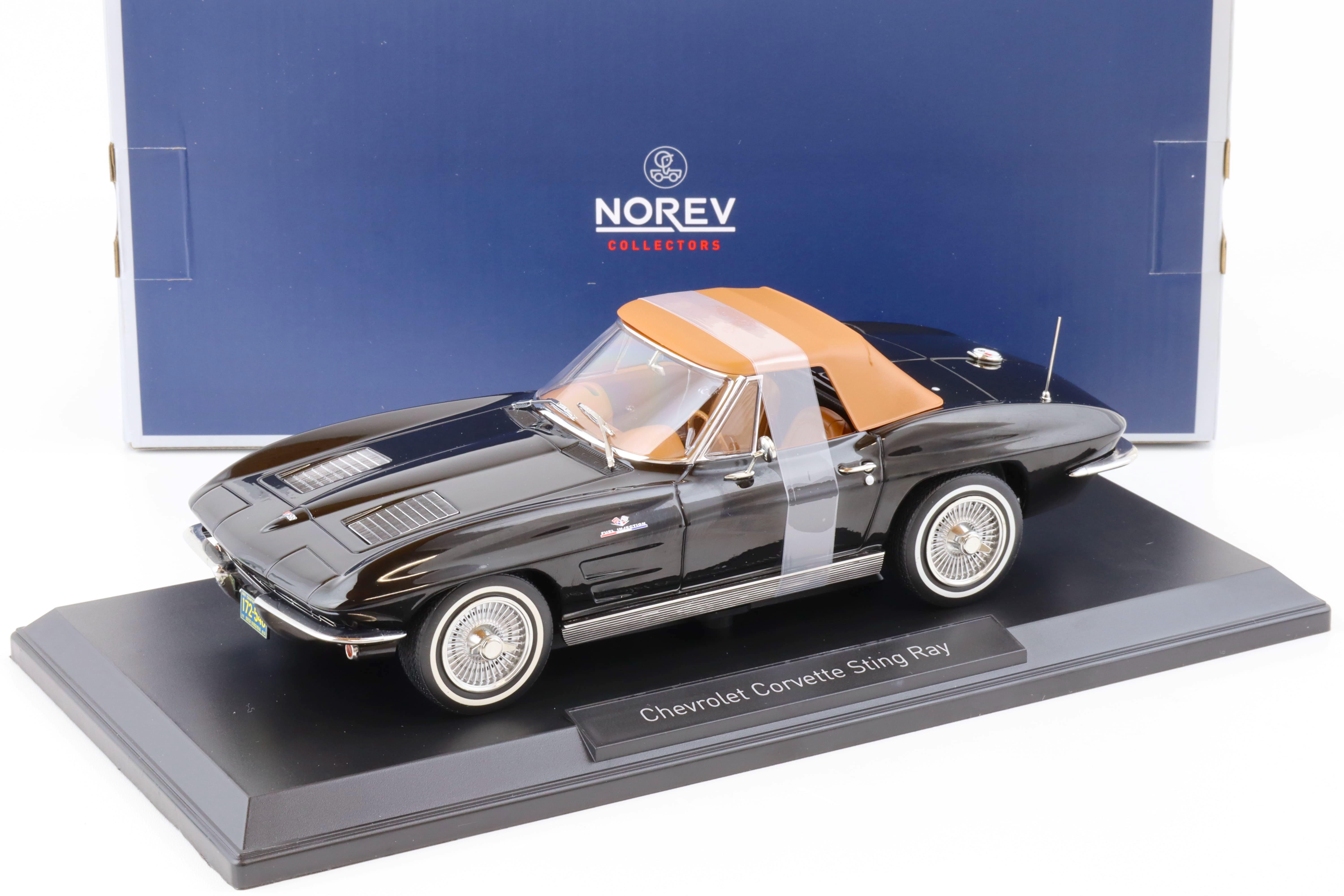 1:18 Norev Chevrolet Corvette Sting Ray Convertible 1963