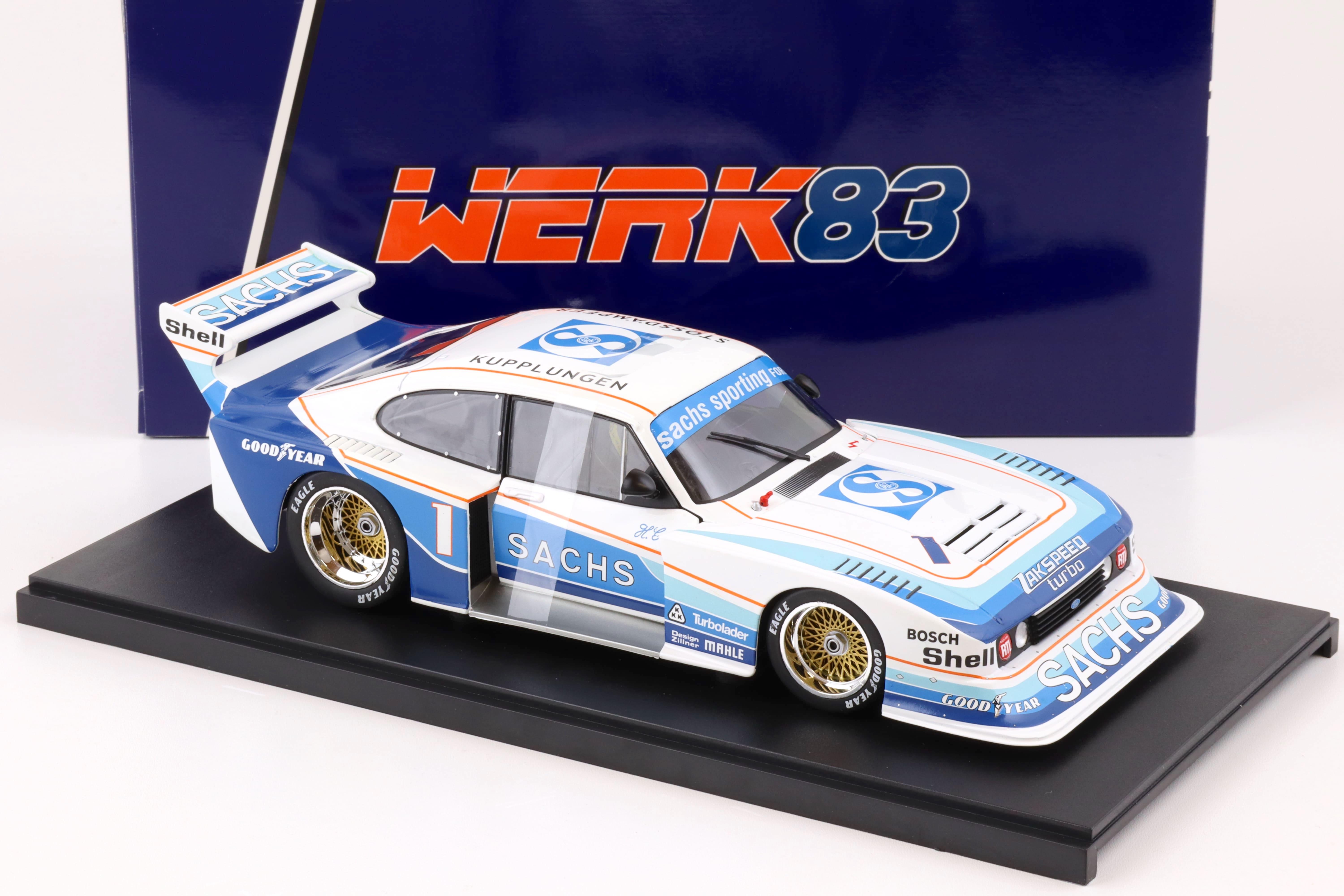 1:18 WERK83 Ford Capri Turbo Gr.5 #1 DRM 1979 SACHS Harald