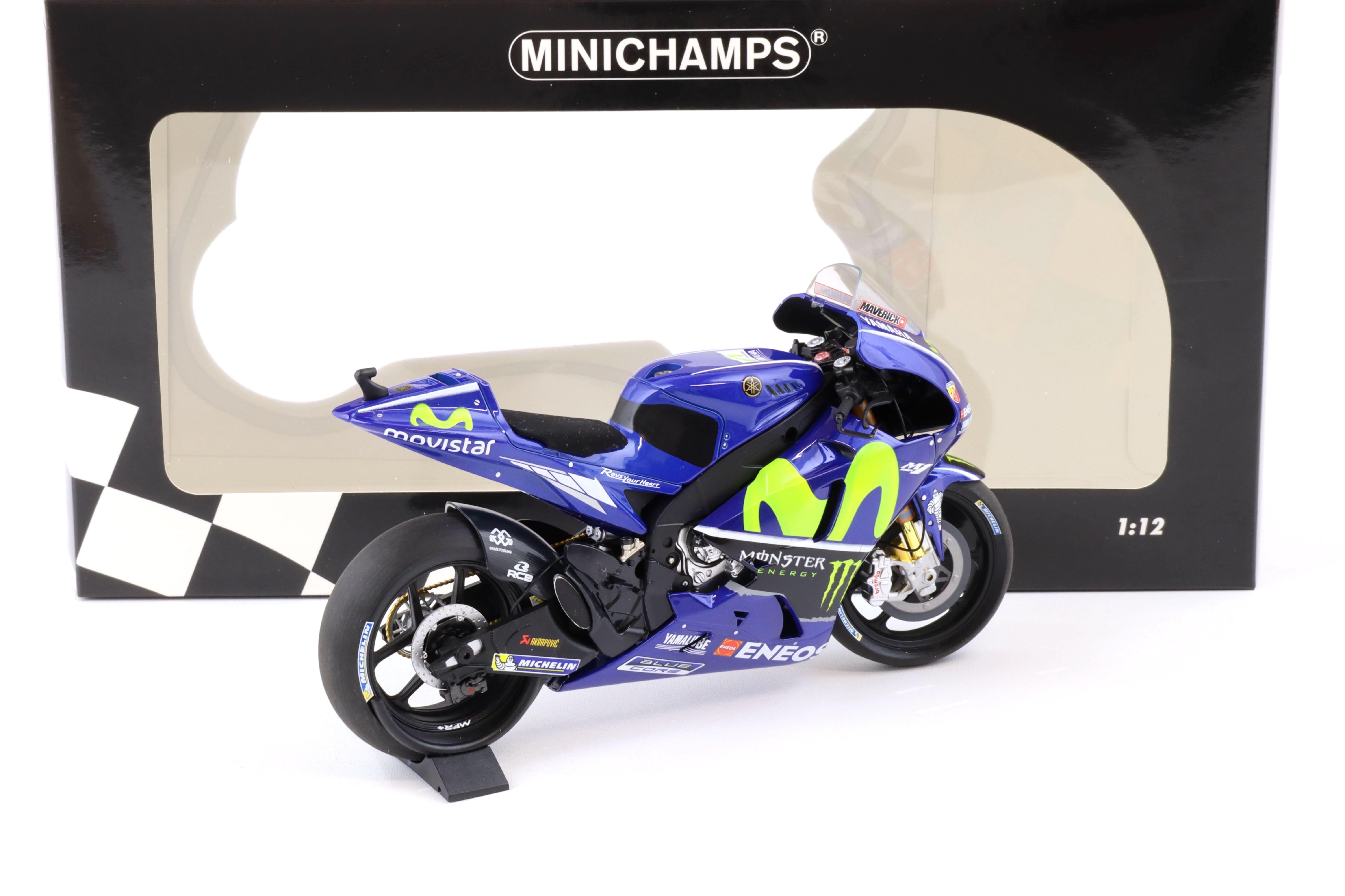 1:12 Minichamps Yamaha YZR-M1 Movistar MotoGP Maverick Vinales