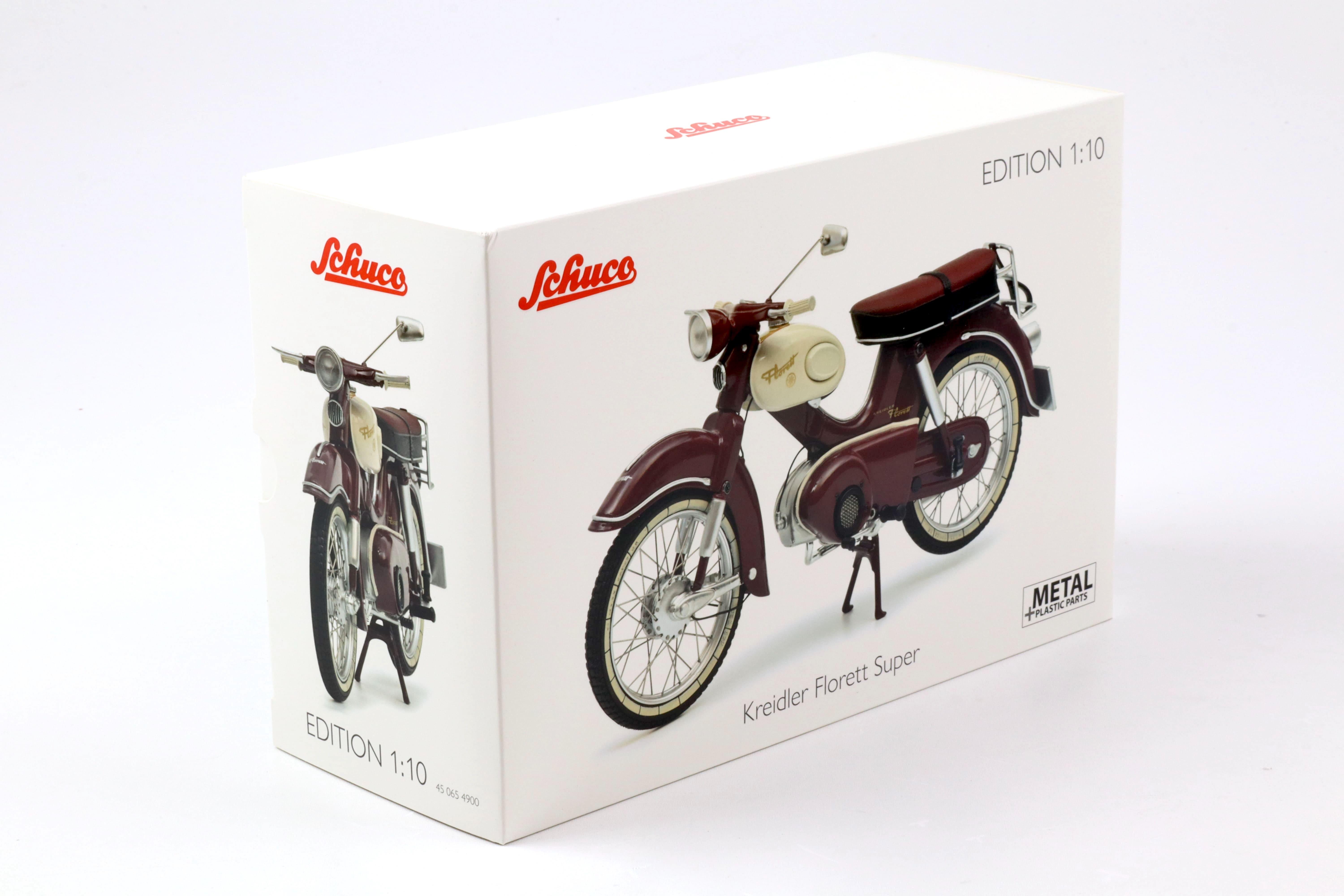 Schuco Kreidler Florett RS-GS Kırmızı Gümüş 1/10 Model