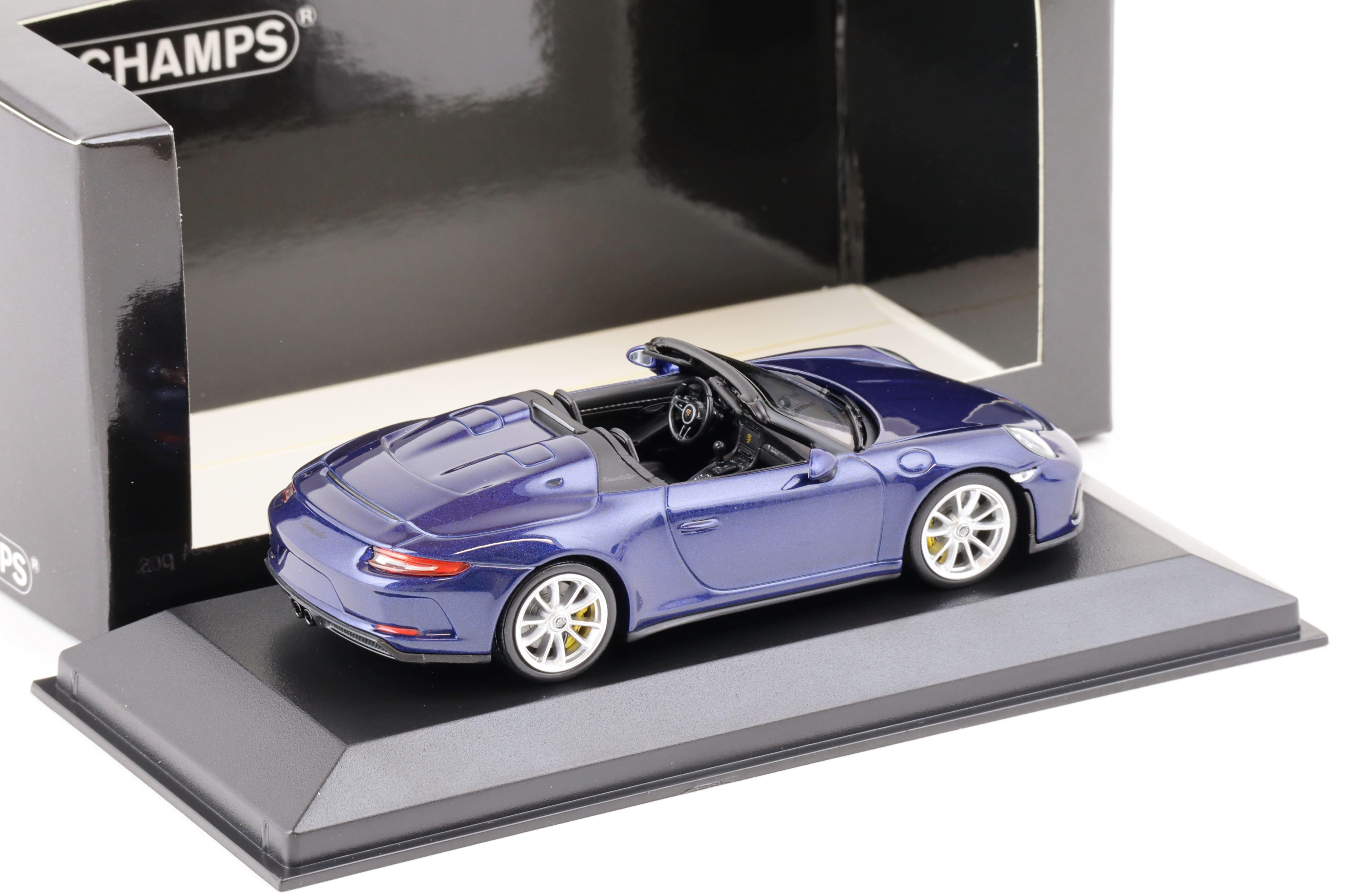 1:43 Minichamps Porsche 911 (991) Speedster 2019 Iris blue