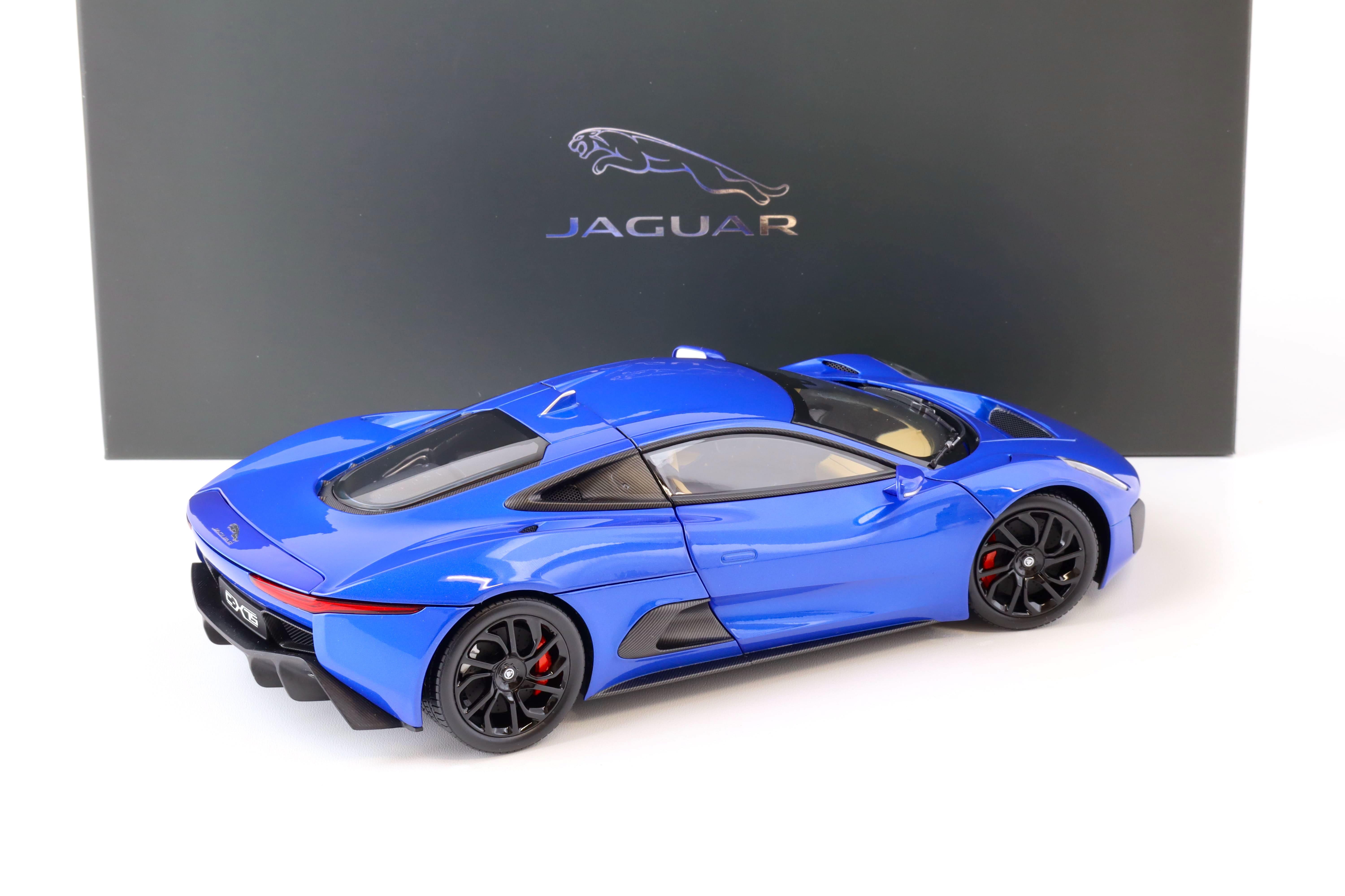 Almost Real Jaguar C-X75 Satin Black 1/18 Diecast Car