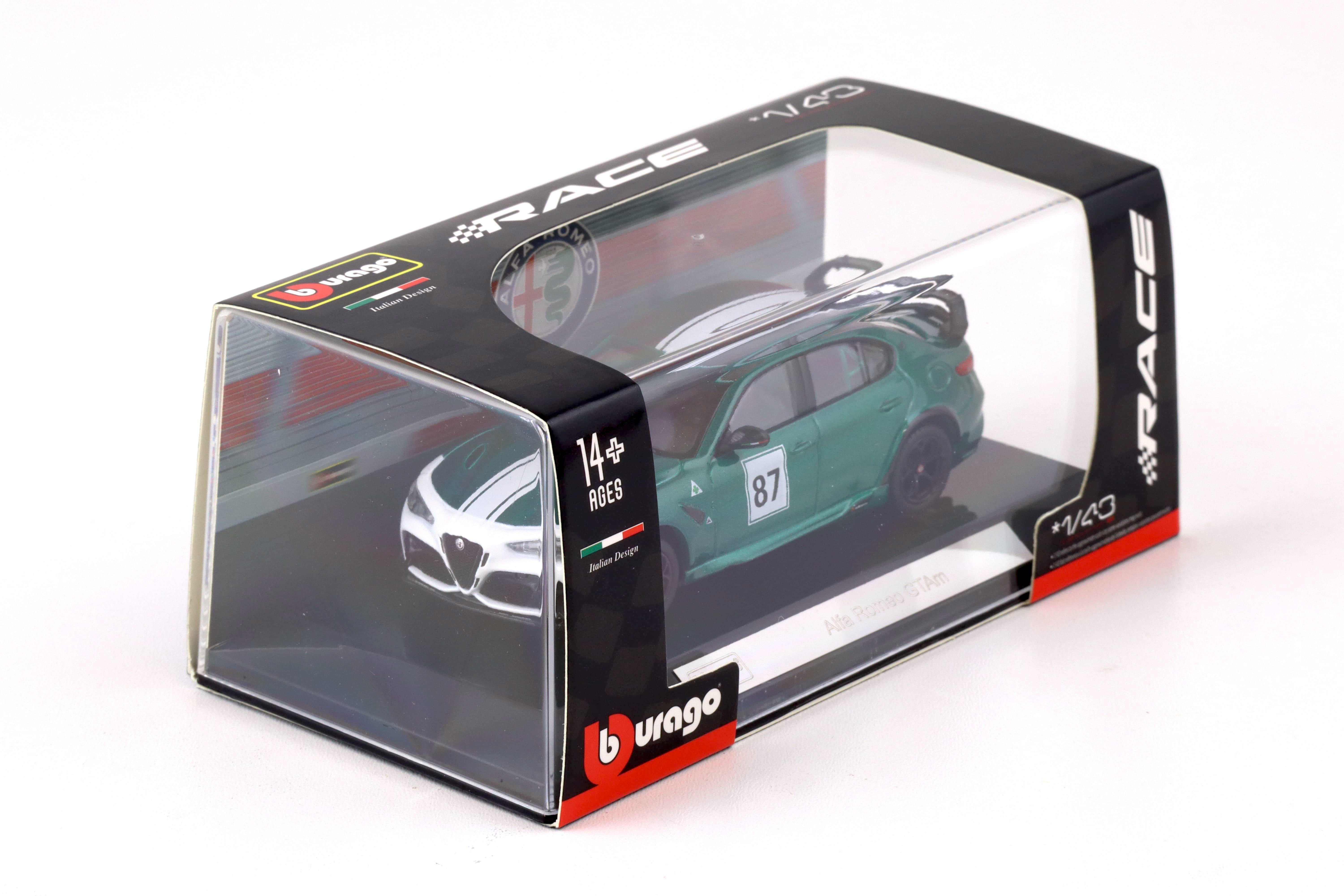 BBR 1/43 Alfa Romeo Giulia GTAm – Édition Limitée Montréal Verde (20/20)