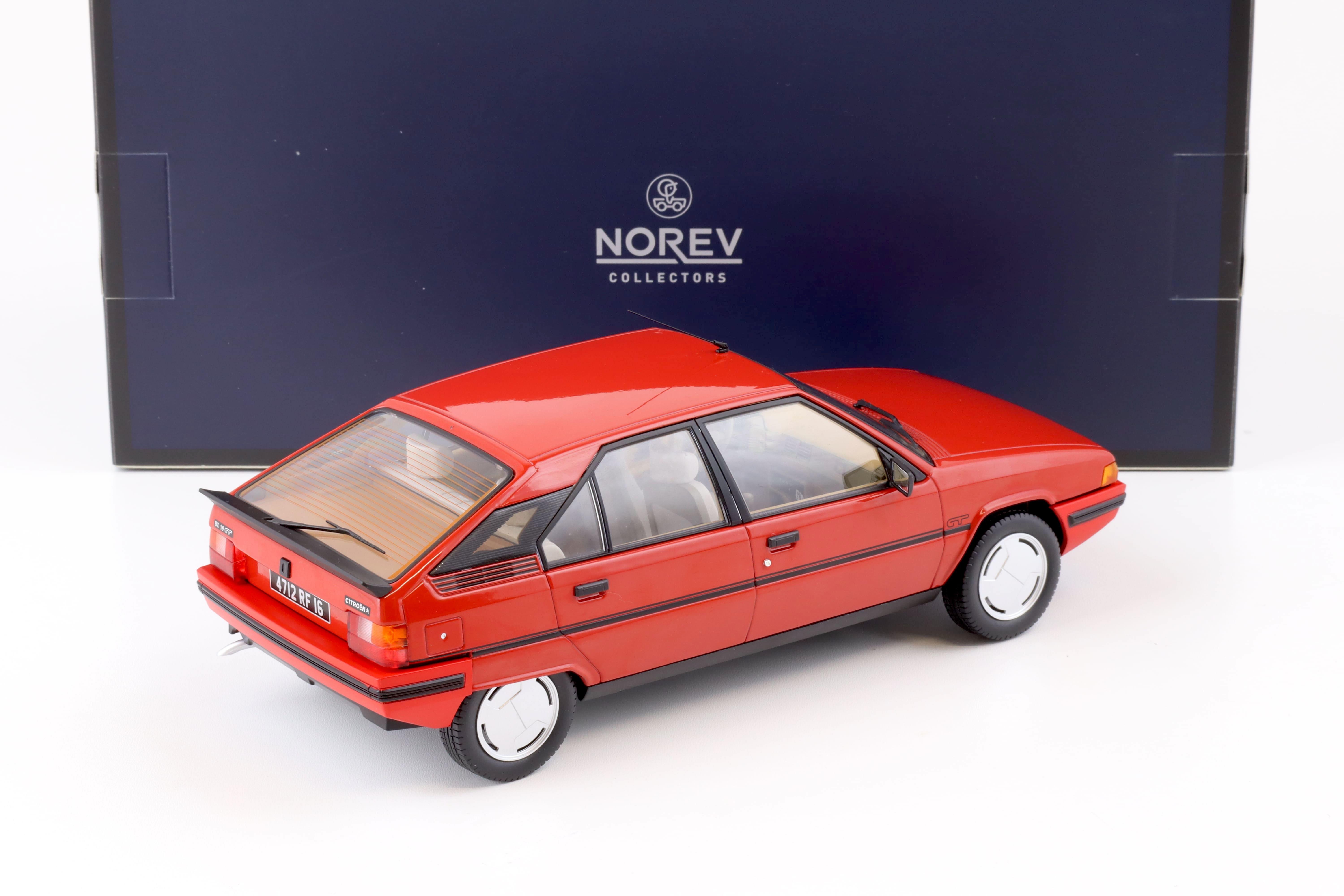 1:18 Norev Citroen BX 19 GT 1984 Vallelunga red - Limited