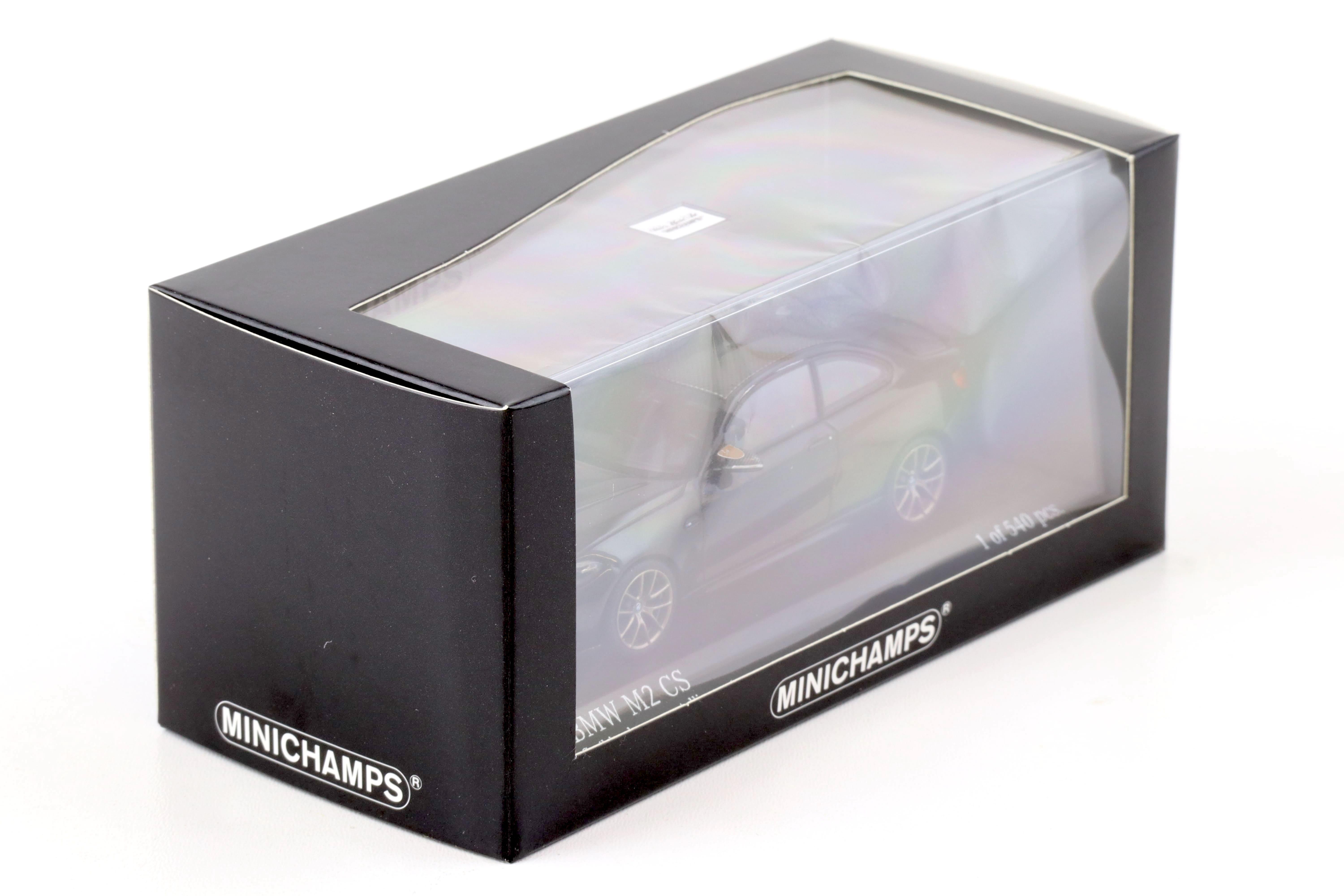 1:43 Minichamps BMW M2 CS Coupe Sapphire black/ gold wheels