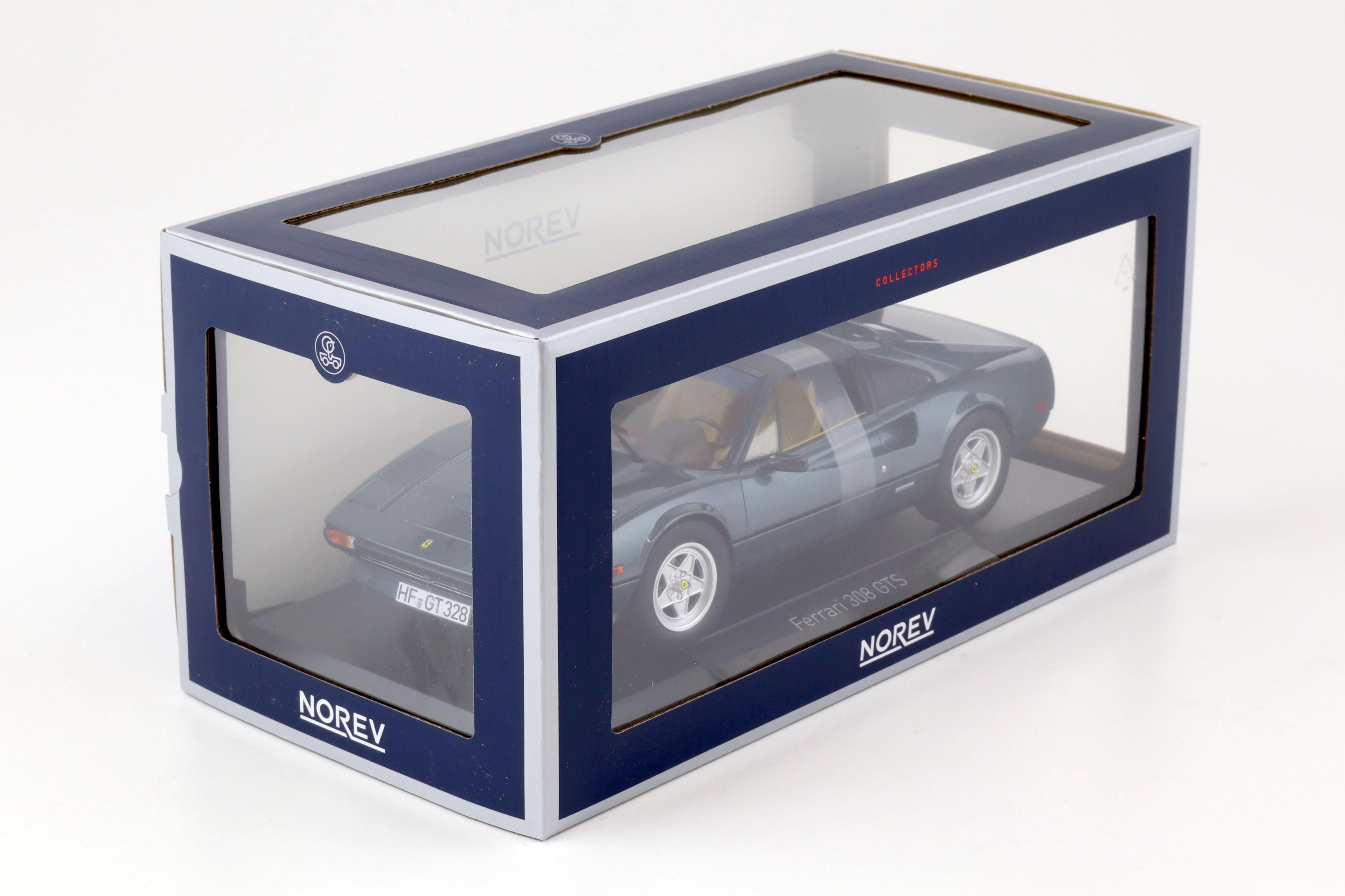 1:18 Norev Ferrari 308 GTS Quattrovalvole 1982 Blue Metallic