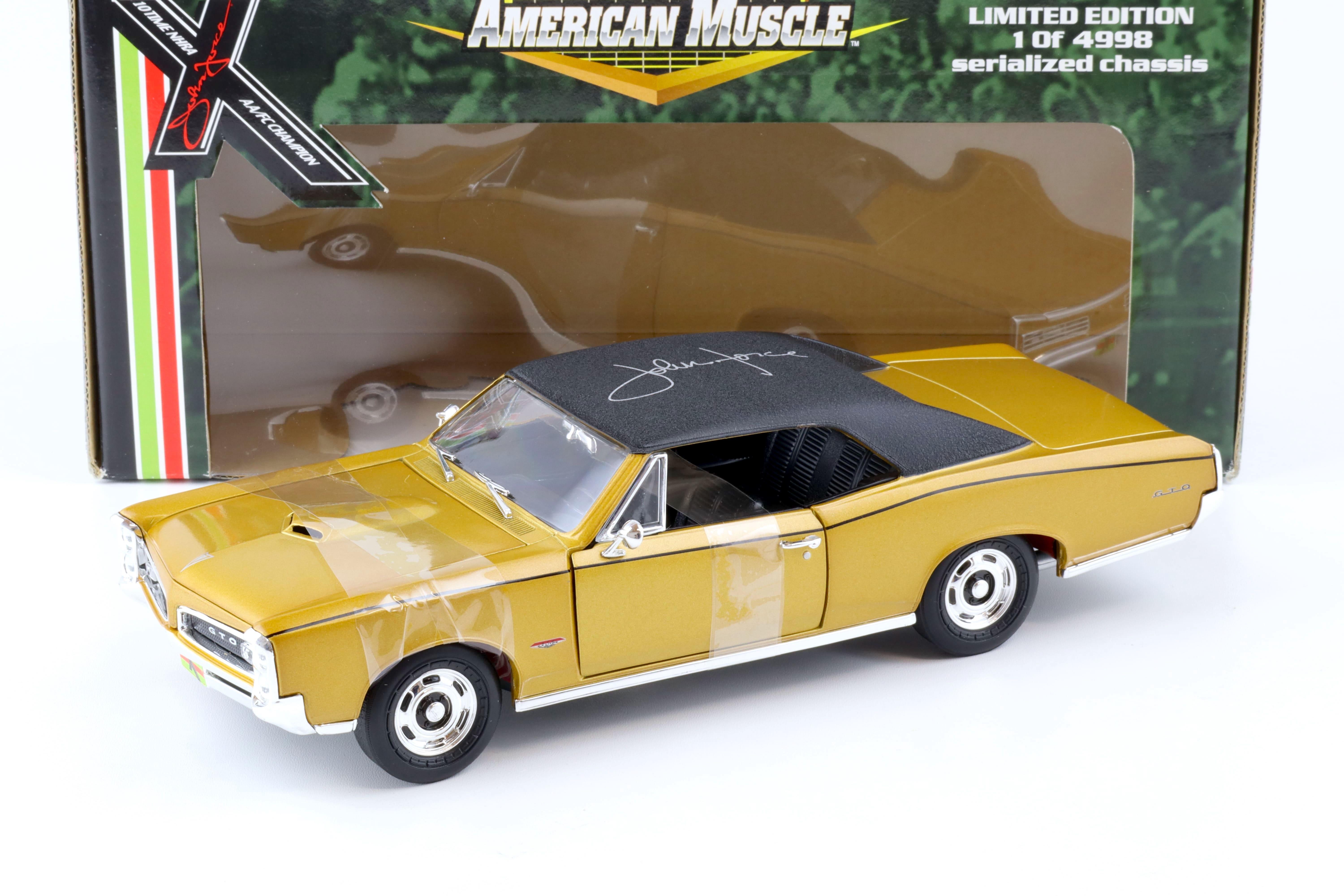 American Muscle GTO 黒 1/18スケール AMERICAN MUSCLE 1966 PONTIAC GTO BLACK SCALE 1:18 NEW | eBay