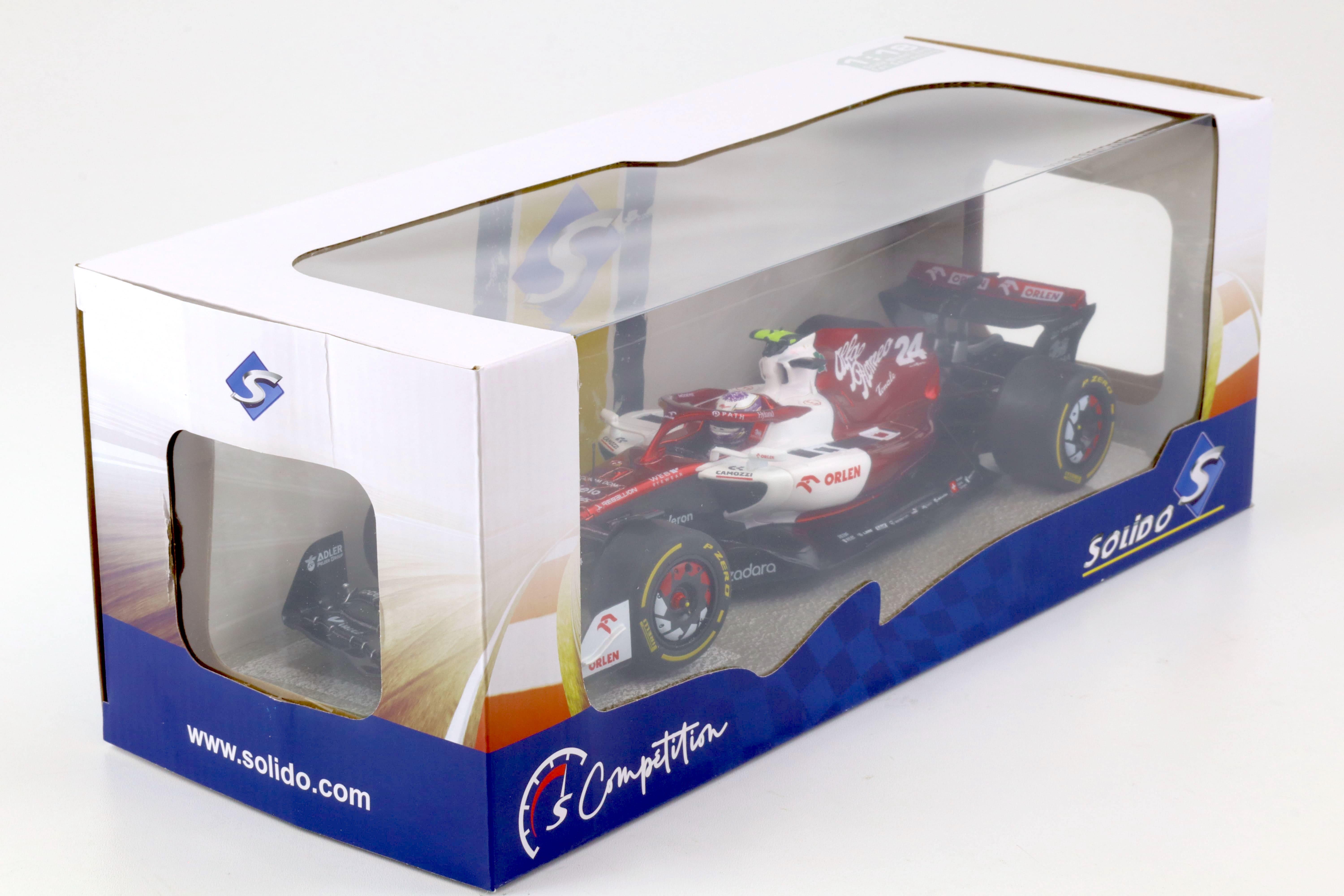 2022 Alfa Romeo F1 C42 Z.Guanyu White Canada GP 2022 | Solido