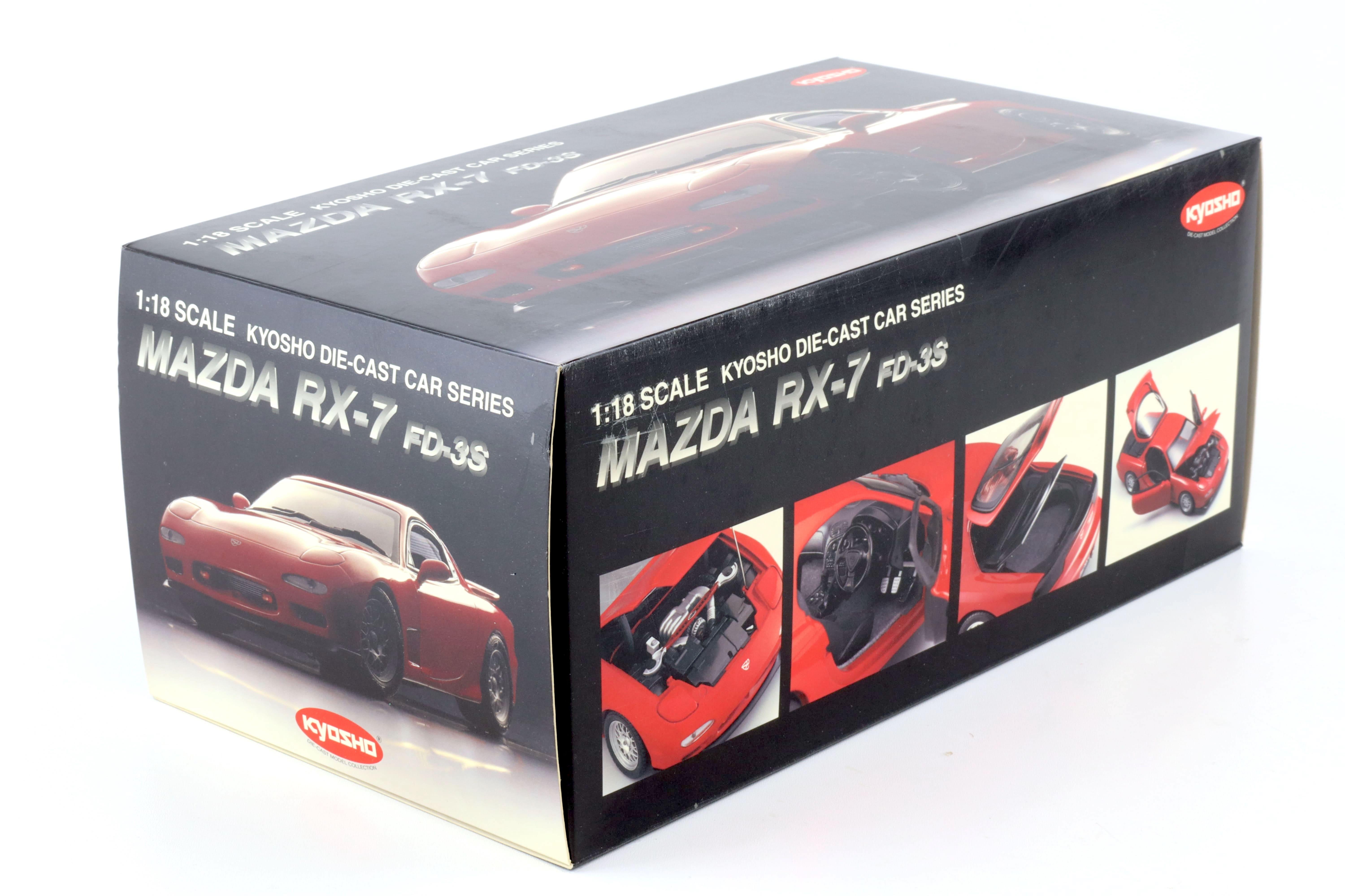 1:18 Kyosho Mazda RX-7 FD-3S Coupe 1995 Silver 08002S | eBay