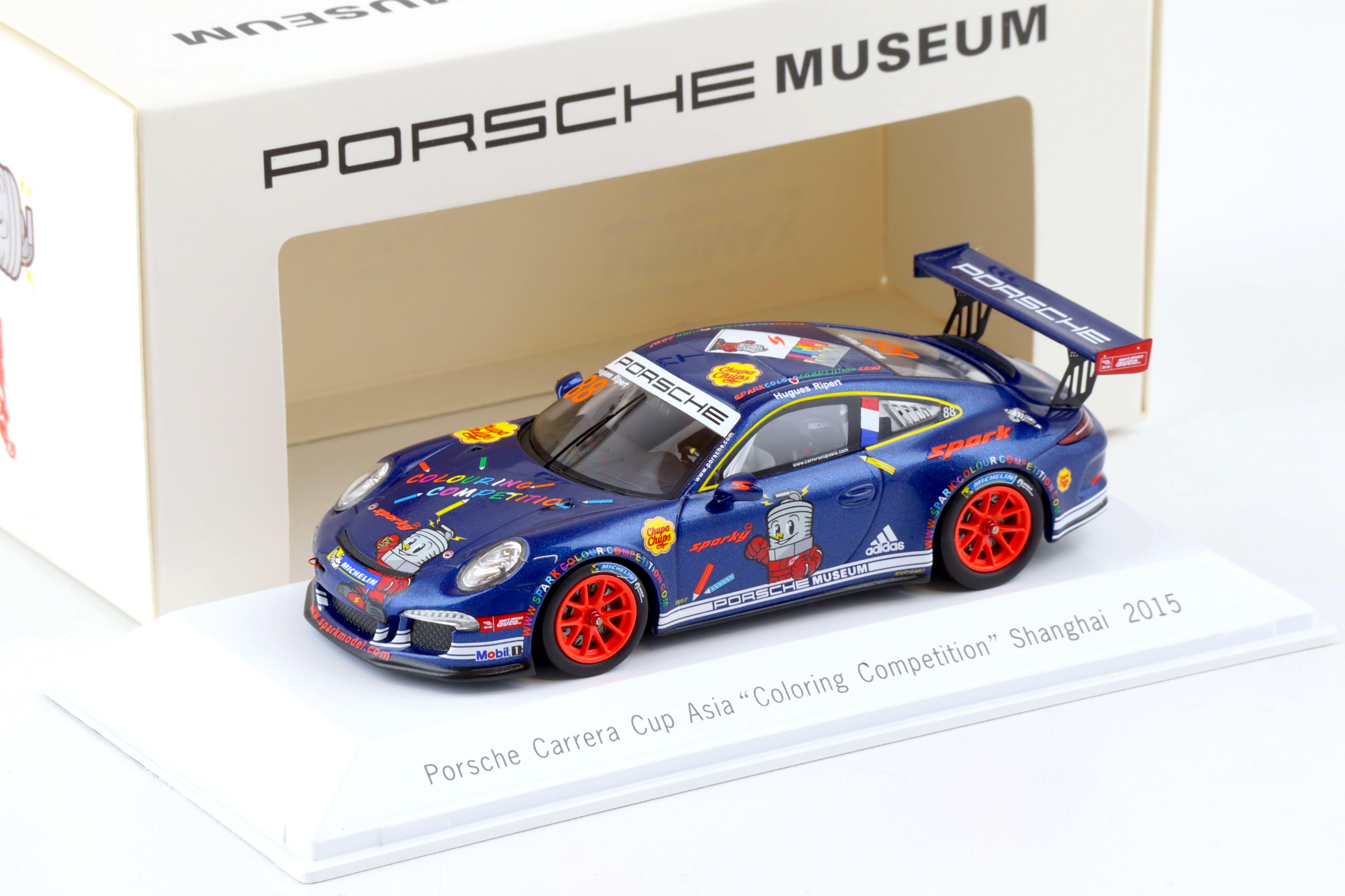 1:43 Spark Porsche 911 (991) Carrera Cup Asia Coloring