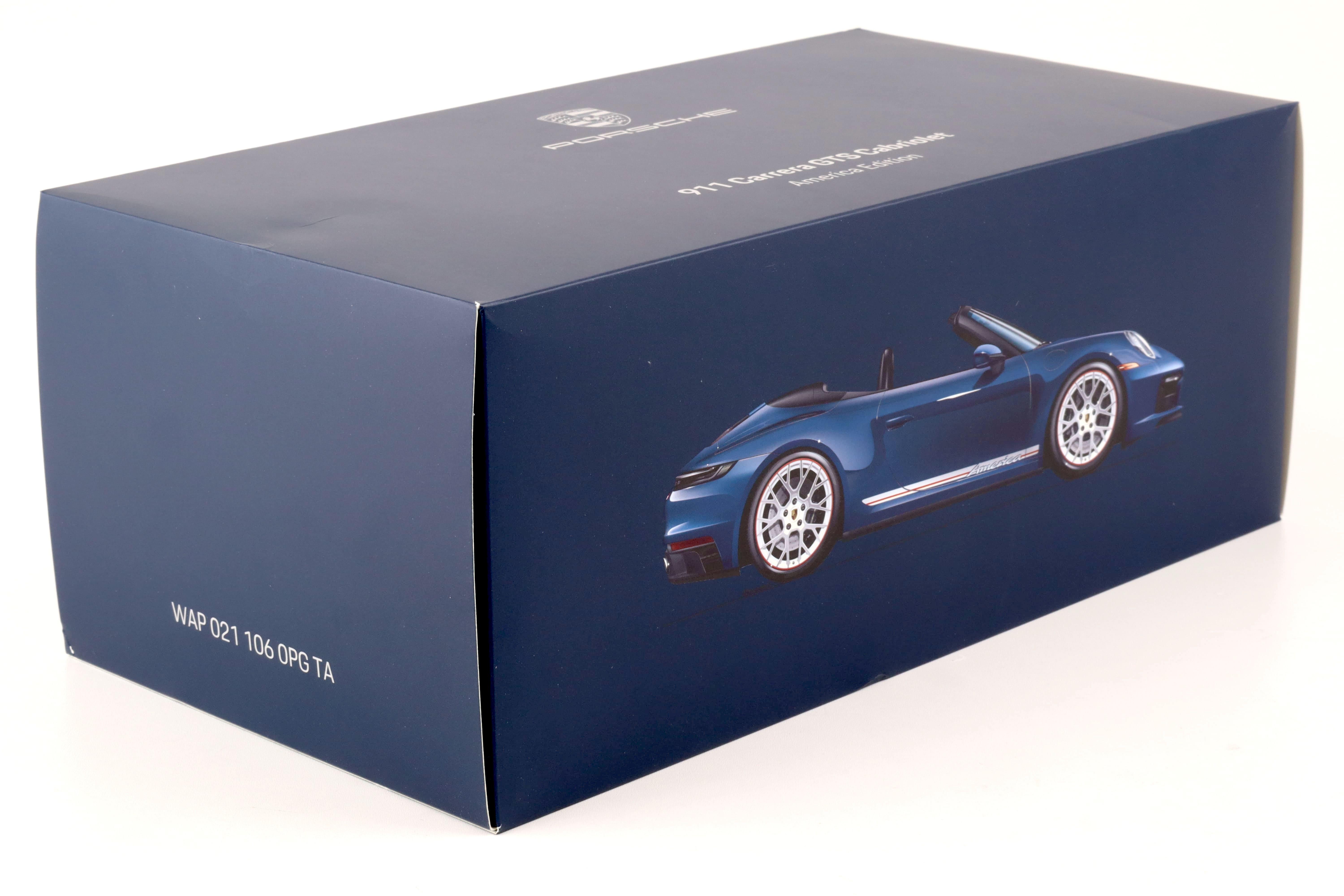 1:18 Spark Porsche 911 (992) Carrera GTS Cabriolet America Edition