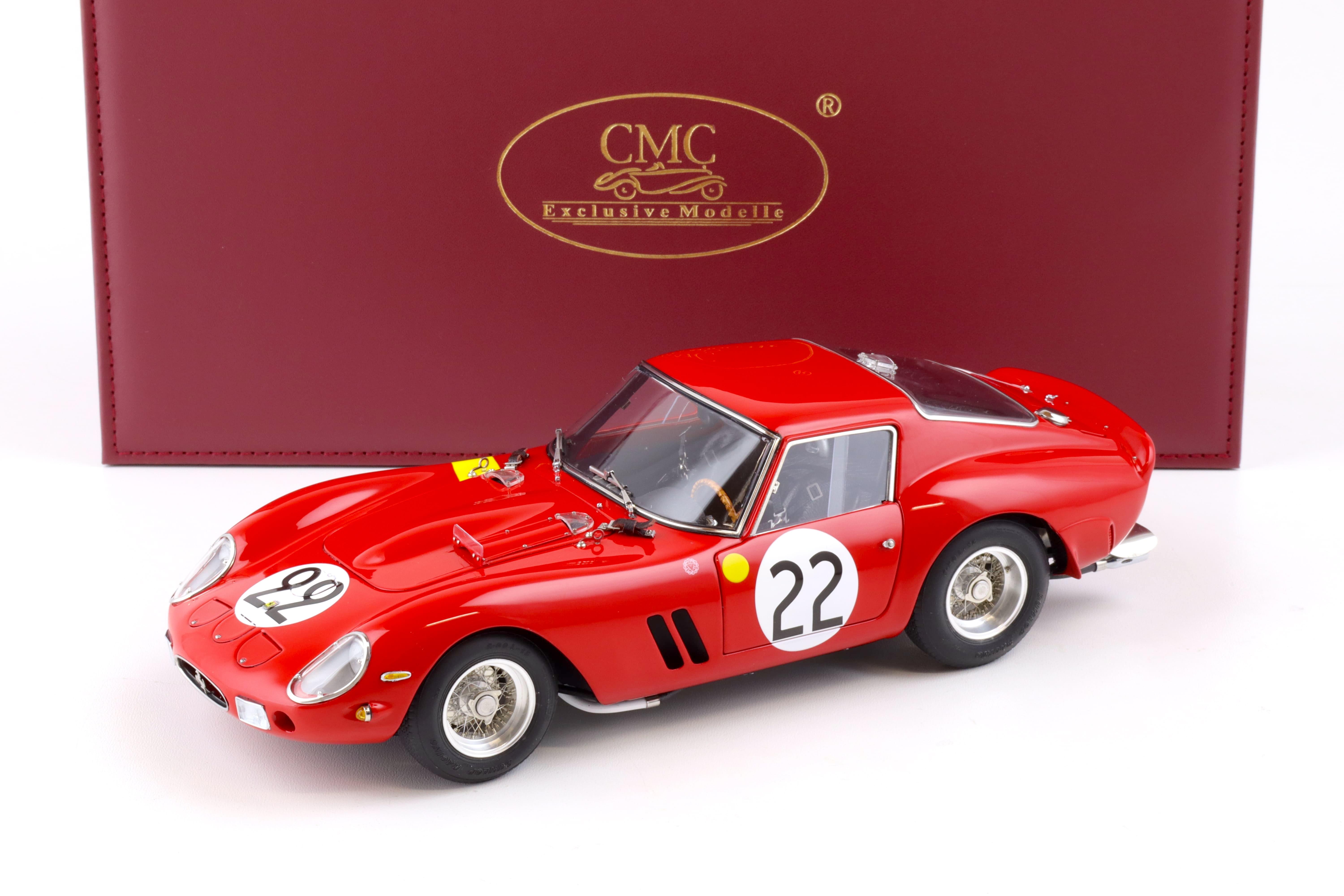 1:18 CMC Ferrari 250 GTO 24h Le Mans 1962 Beurlys/Elde/Mason
